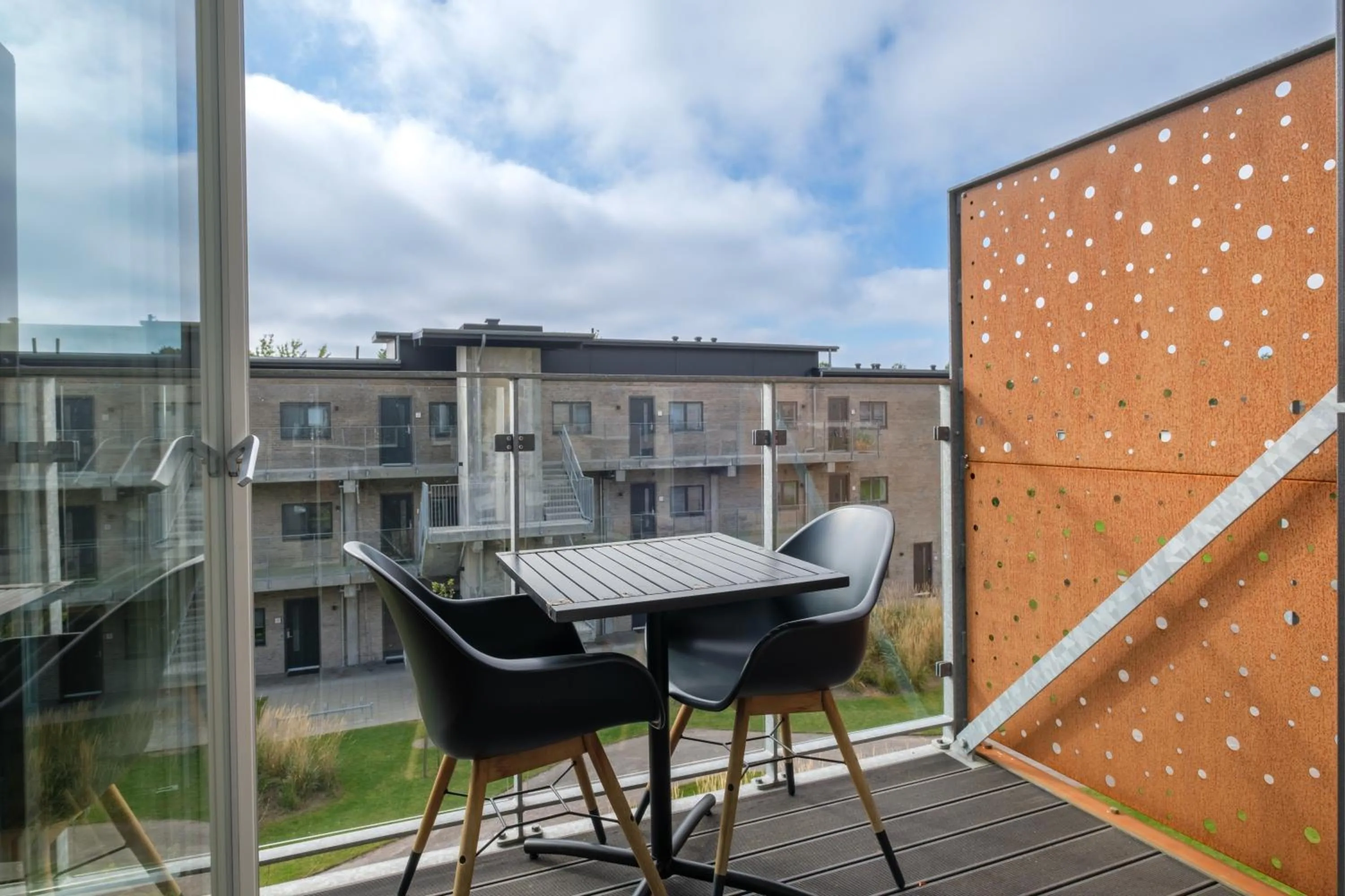 Balcony/Terrace in Aalborg Hotel Apartments