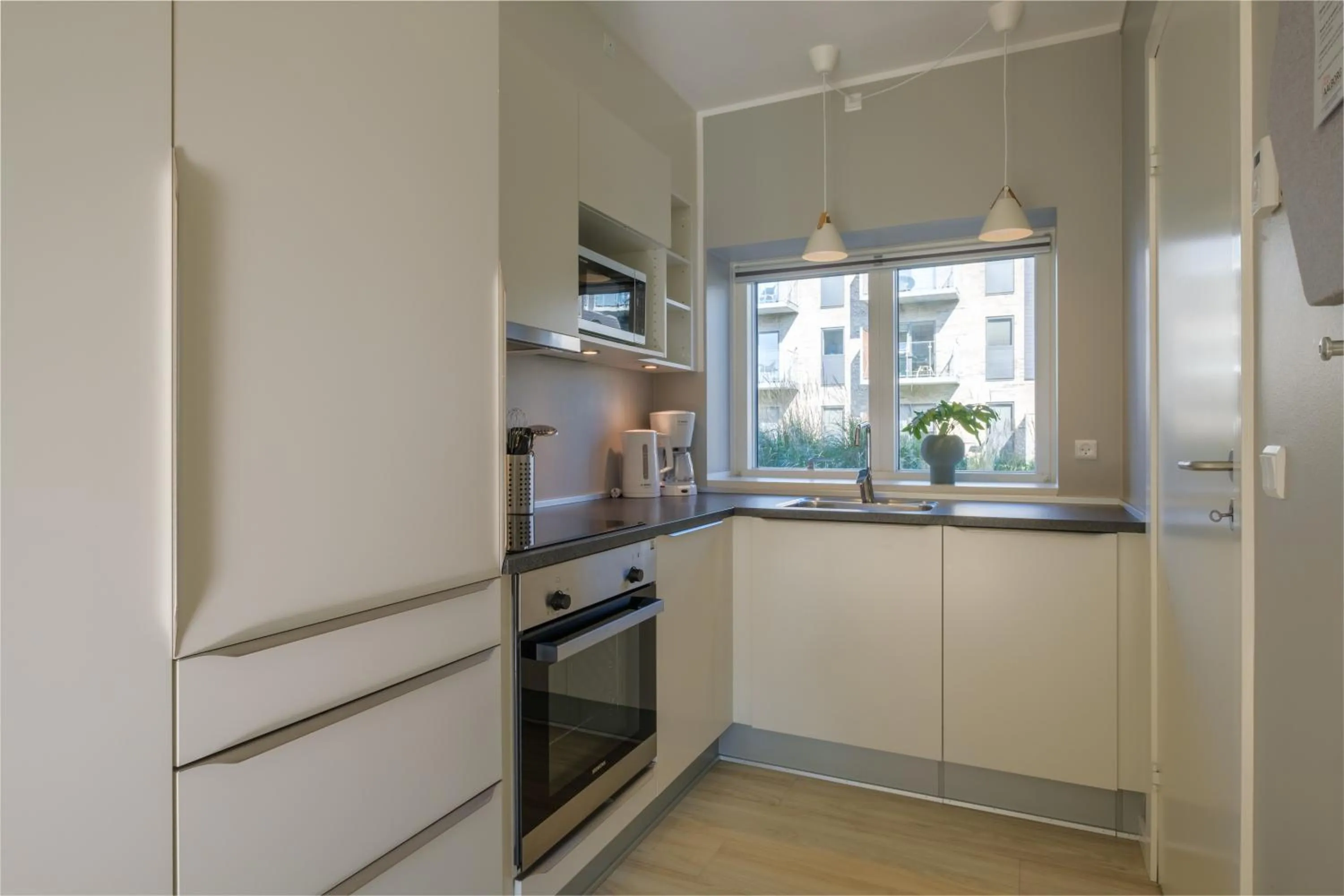 Kitchen or kitchenette in Aalborg Hotel Apartments
