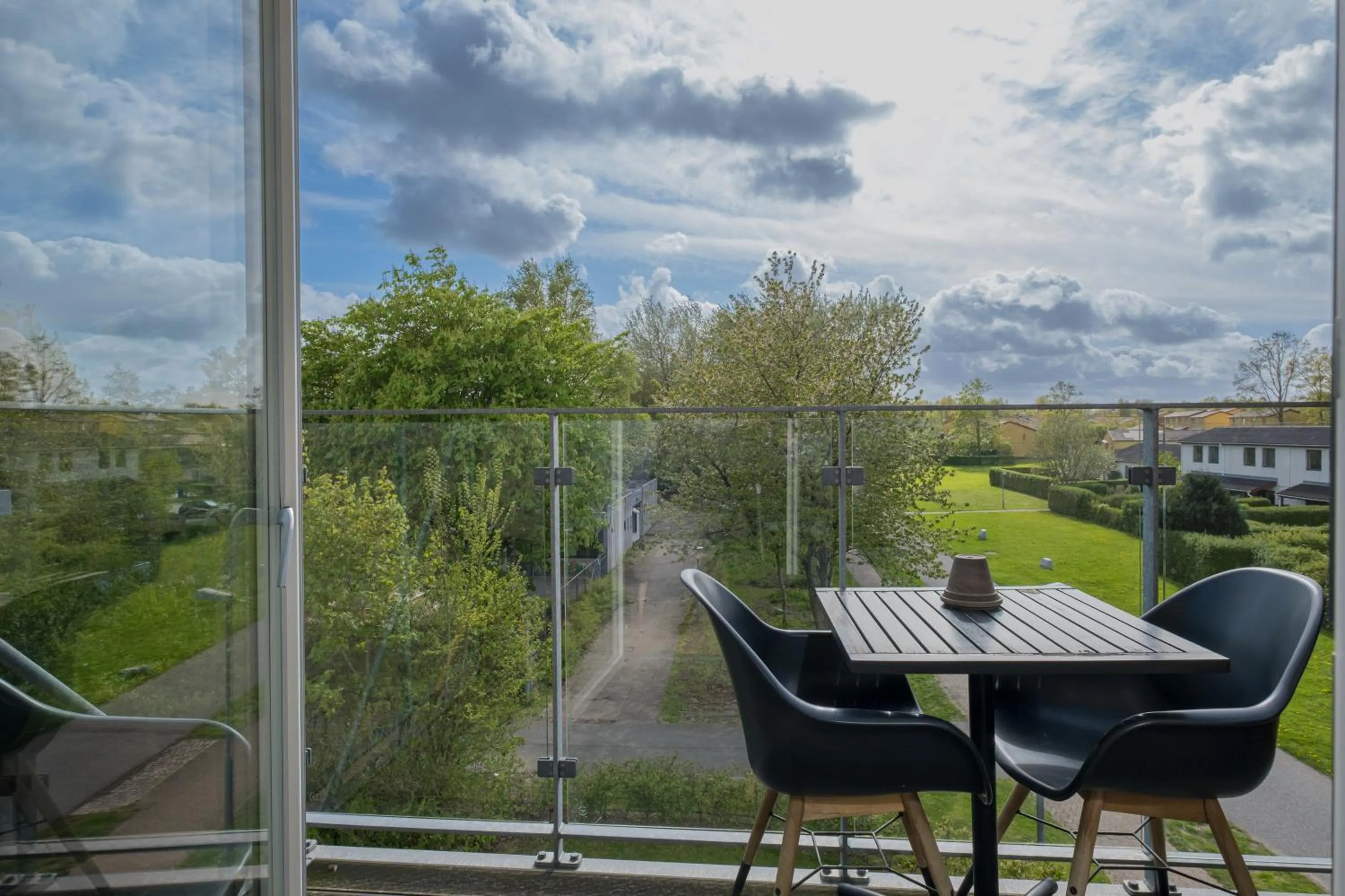 Balcony/Terrace in Aalborg Hotel Apartments