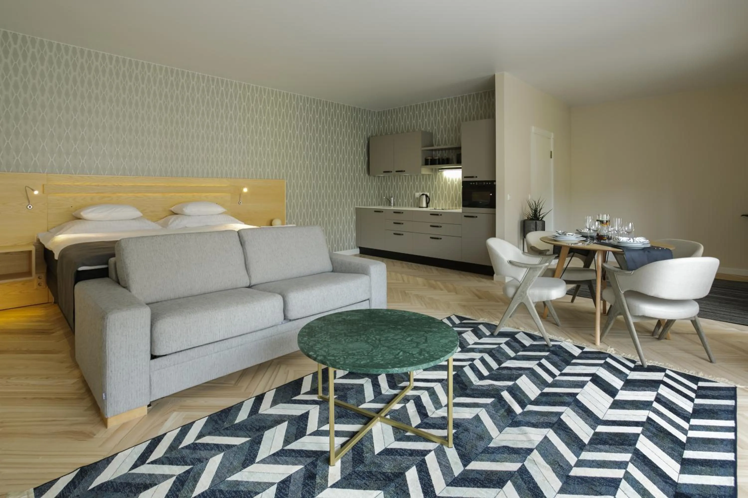 Bed in Dönhoff Residence