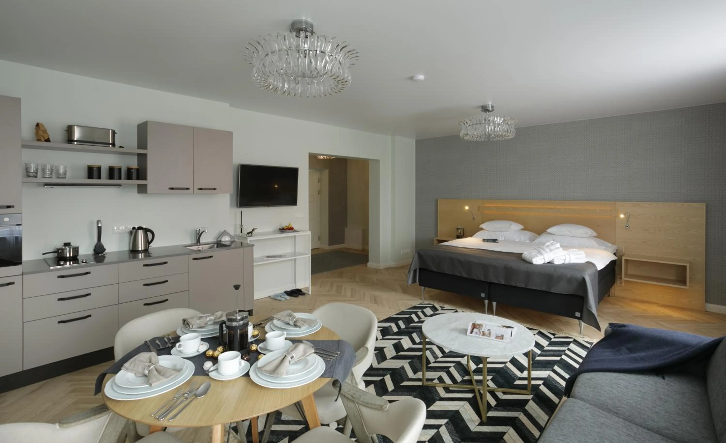 Bed in Dönhoff Residence