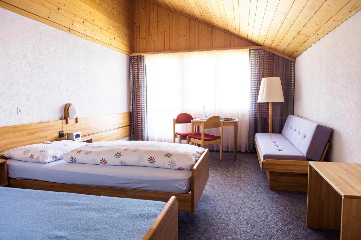 Double Room with Lake View in Hotel Meielisalp
