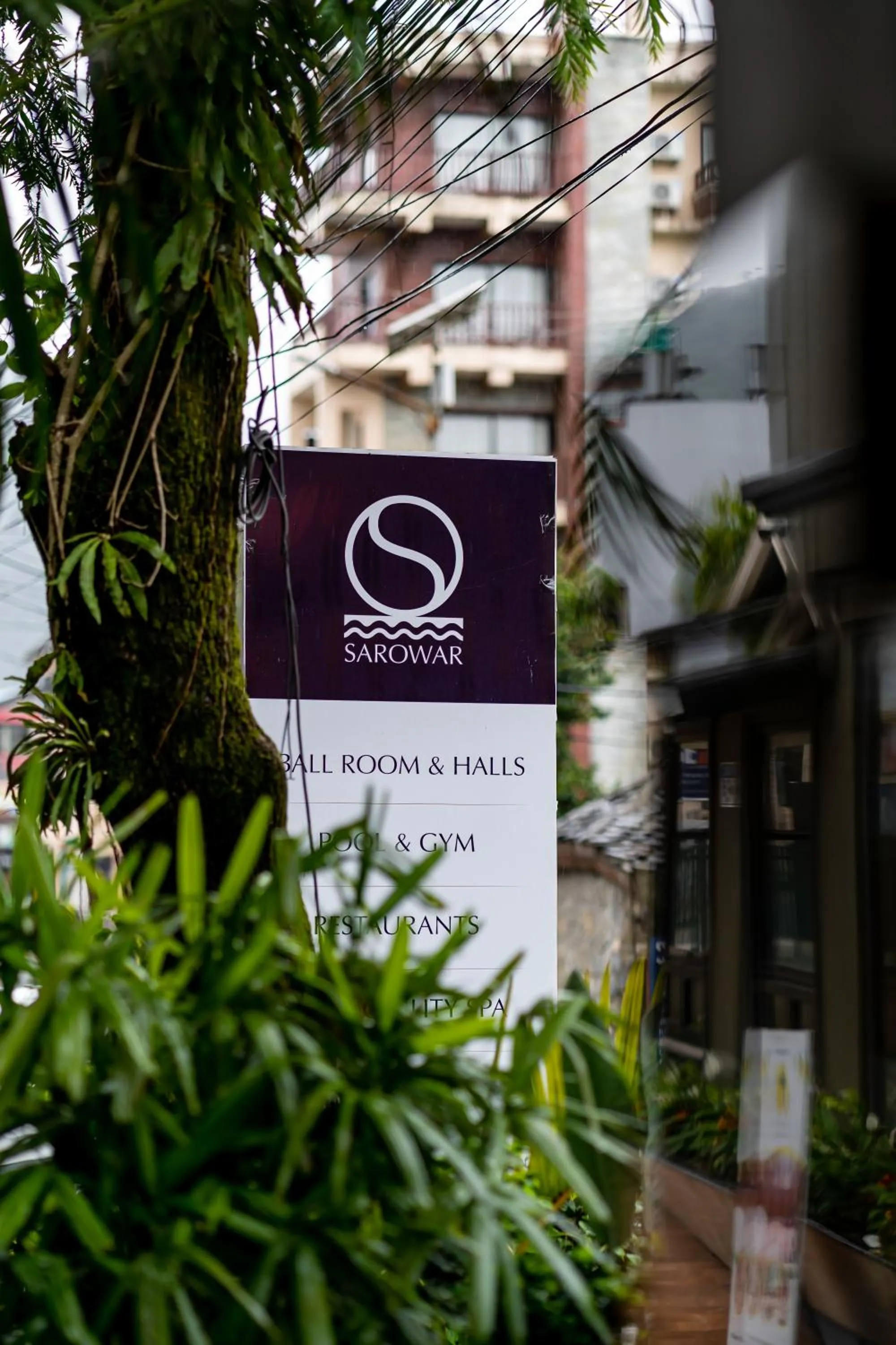 Facade/entrance in Hotel Sarowar Pokhara-Luxury Hospitality in the Heart of Pokhara