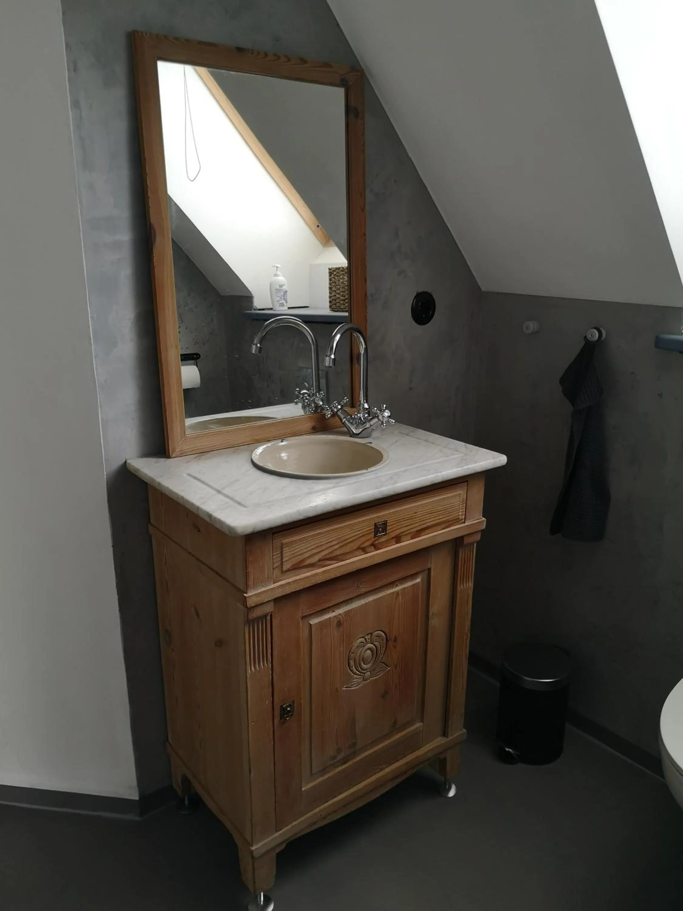 Bathroom in Møllehusets Bed & Breakfast