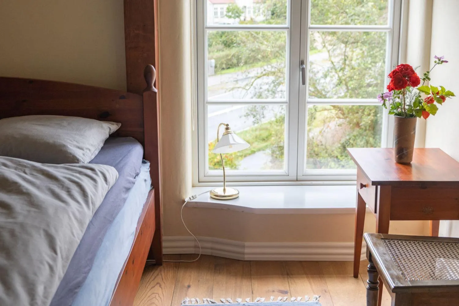 View (from property/room), Bed in Møllehusets Bed & Breakfast