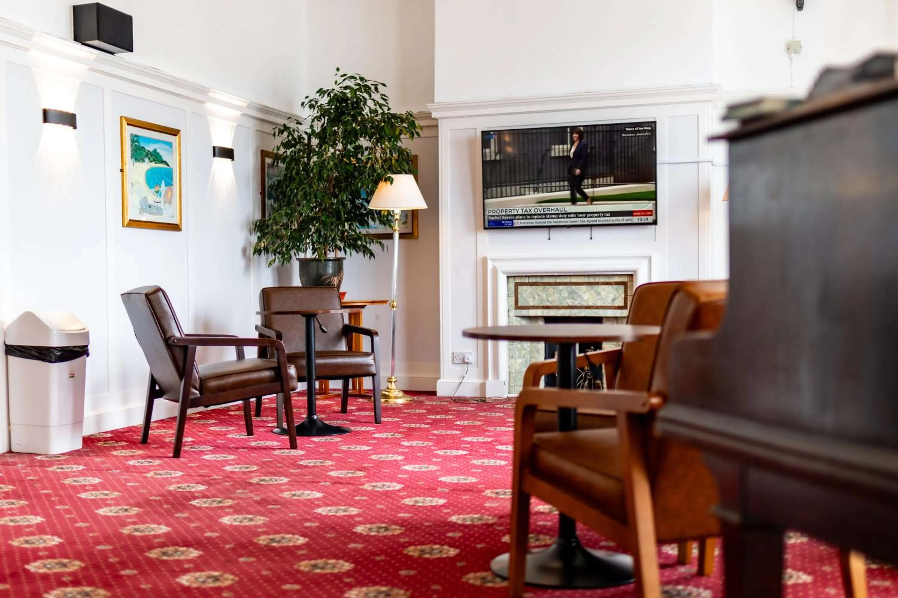 Seating area in The Southcliff Hotel