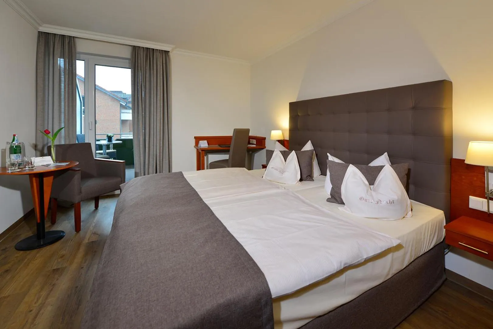 Photo of the whole room, Bed in Kurhotel Drei Birken