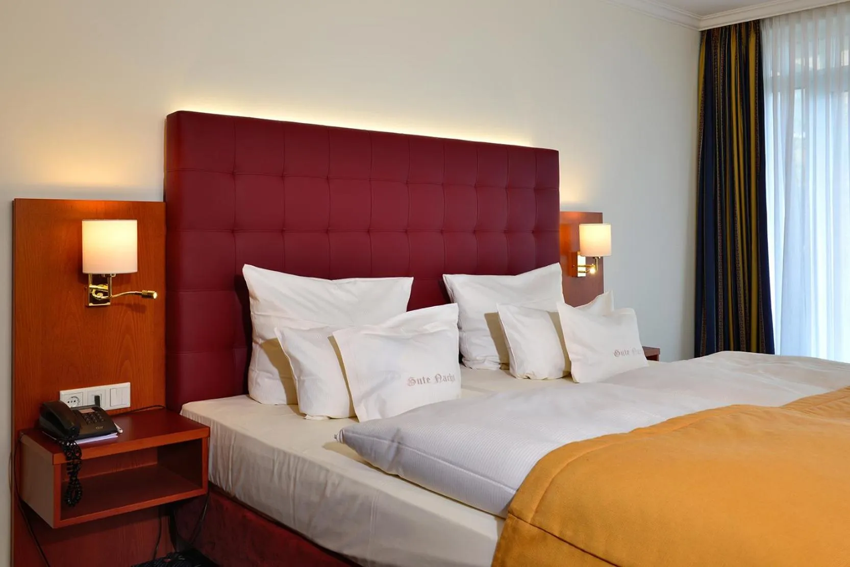 Photo of the whole room, Bed in Kurhotel Drei Birken