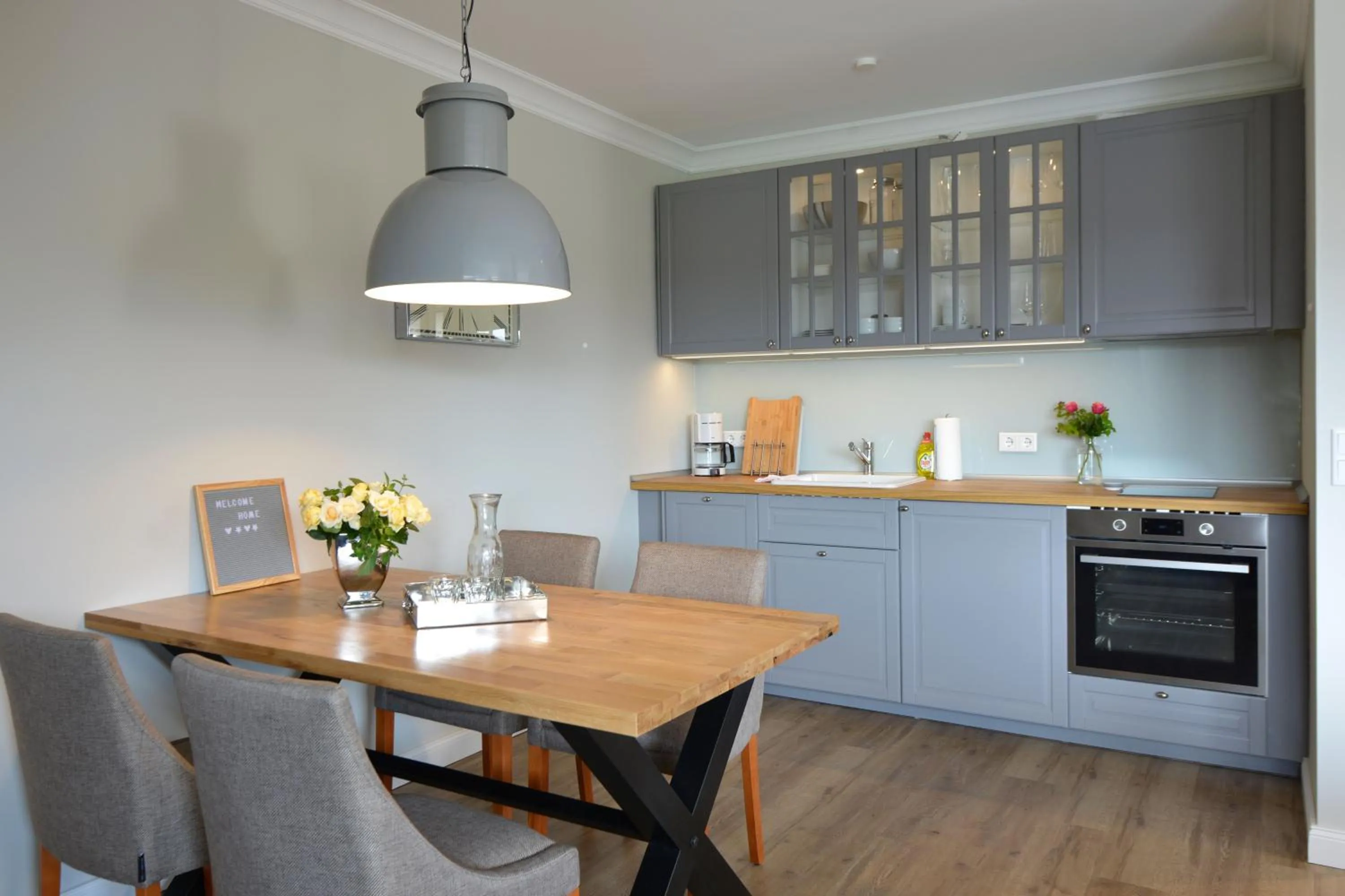 Kitchen or kitchenette in Kurhotel Drei Birken