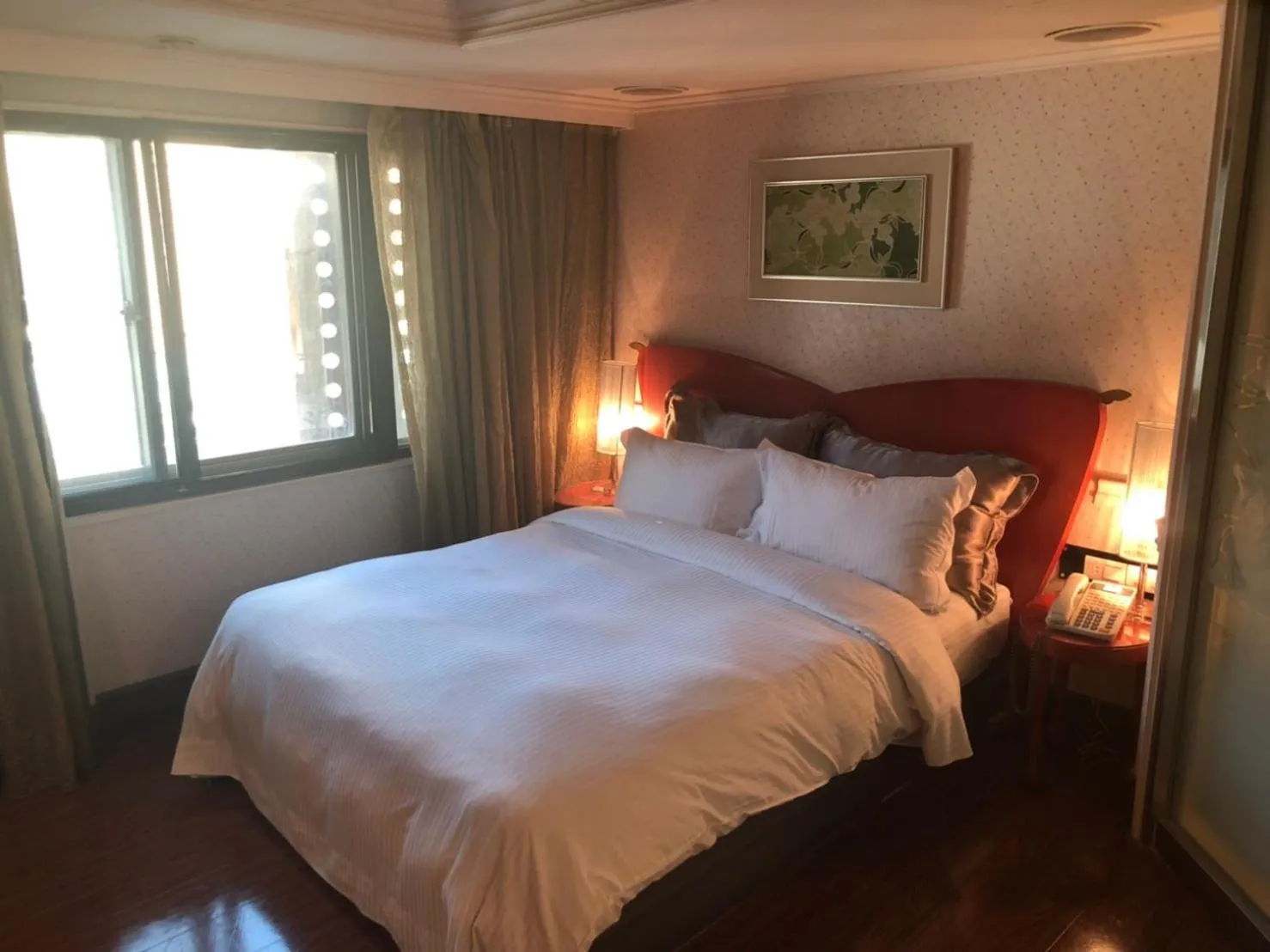 Bed in The Moon Hotel