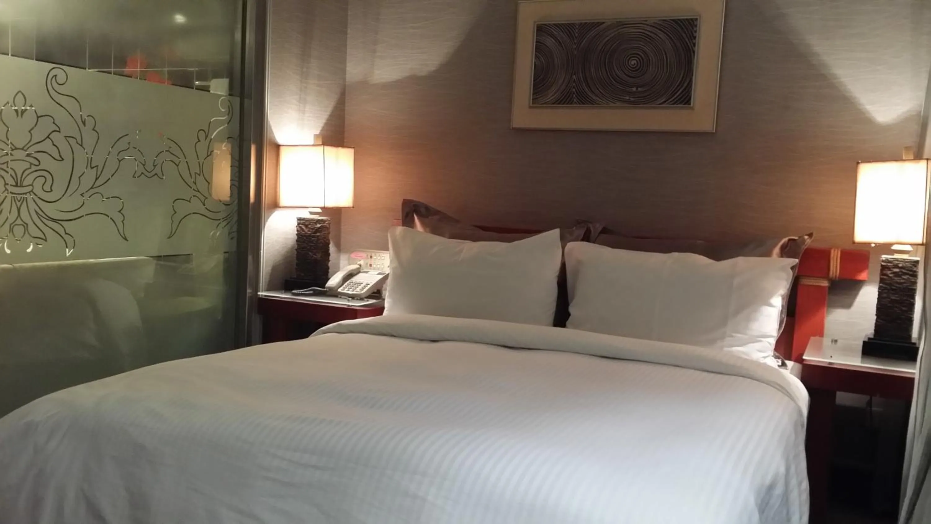 Bed in The Moon Hotel