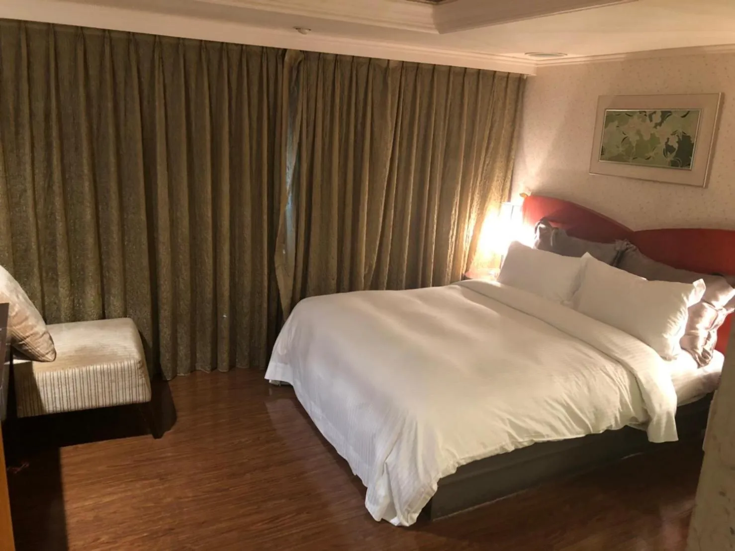 Bed in The Moon Hotel