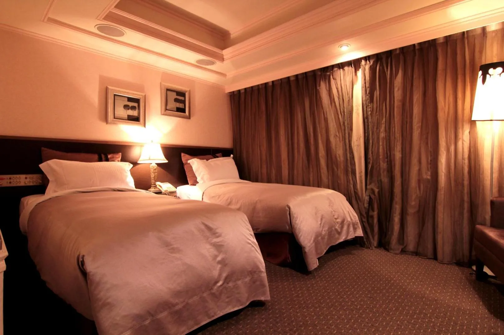 Bed in The Moon Hotel