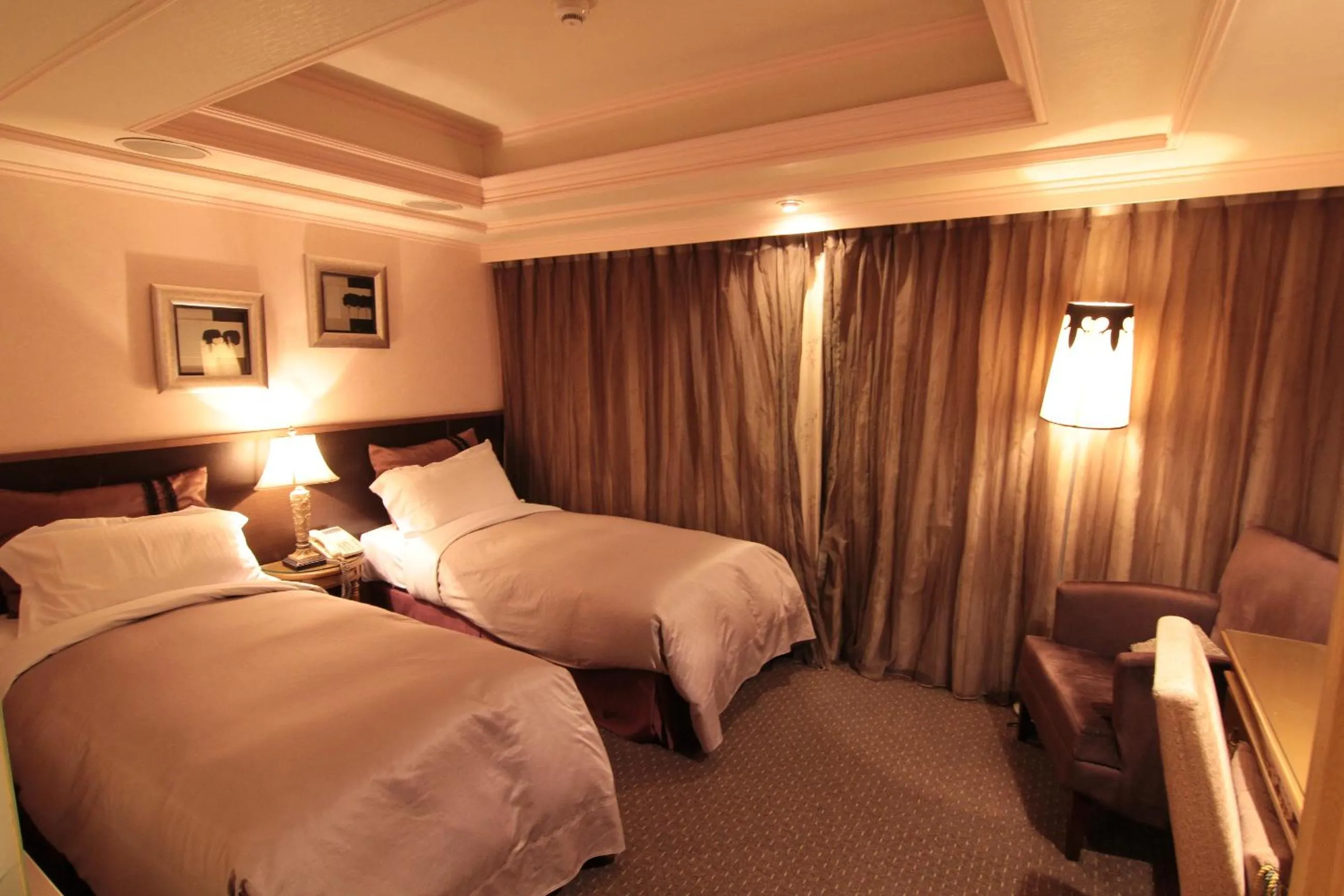 Bed in The Moon Hotel