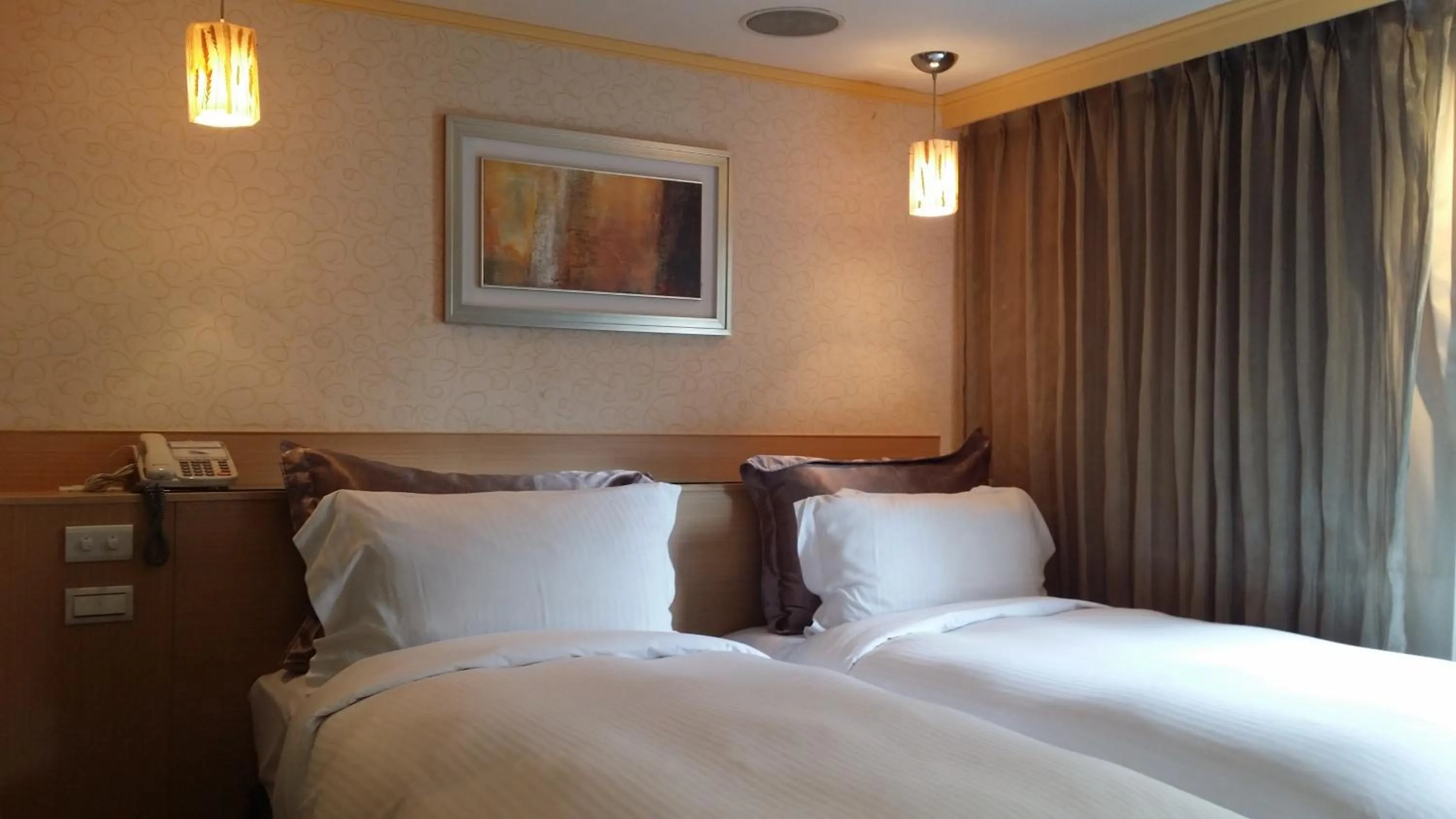 Bed in The Moon Hotel