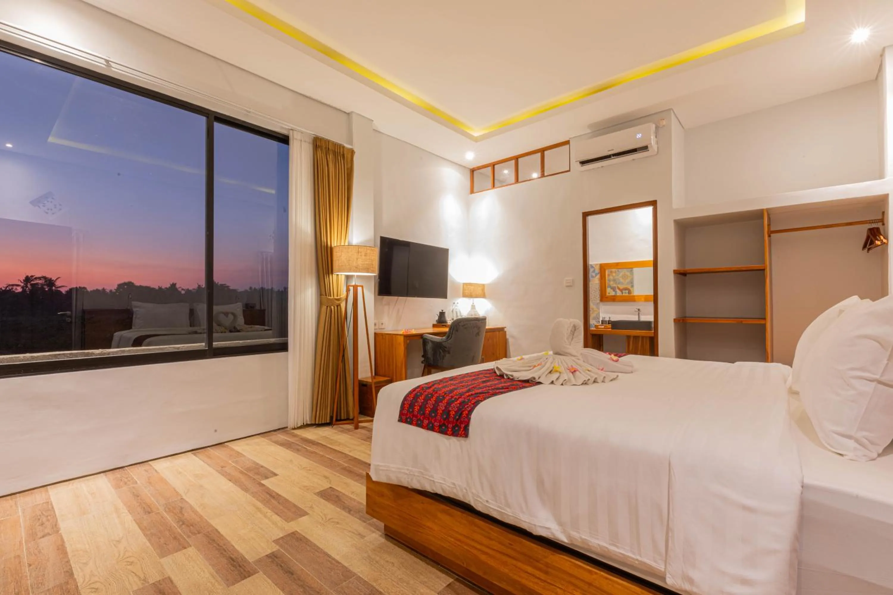 Bed in Green Sala Villa