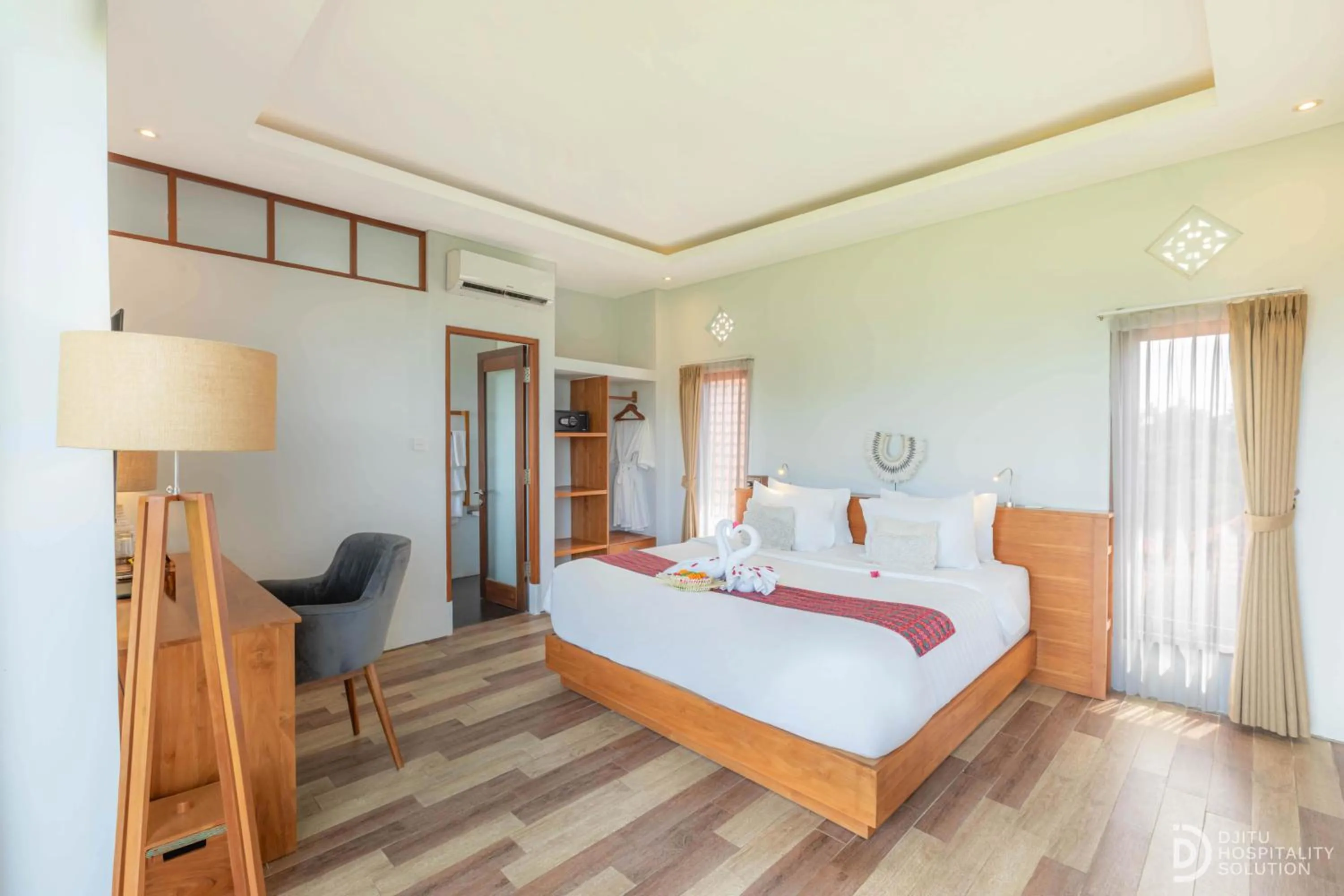 Bed in Green Sala Villa