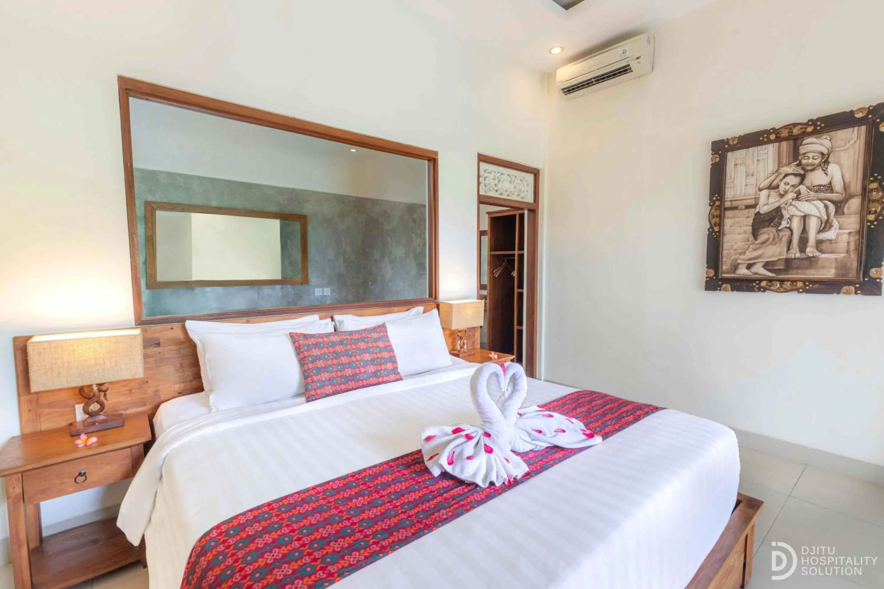 Bed in Green Sala Villa