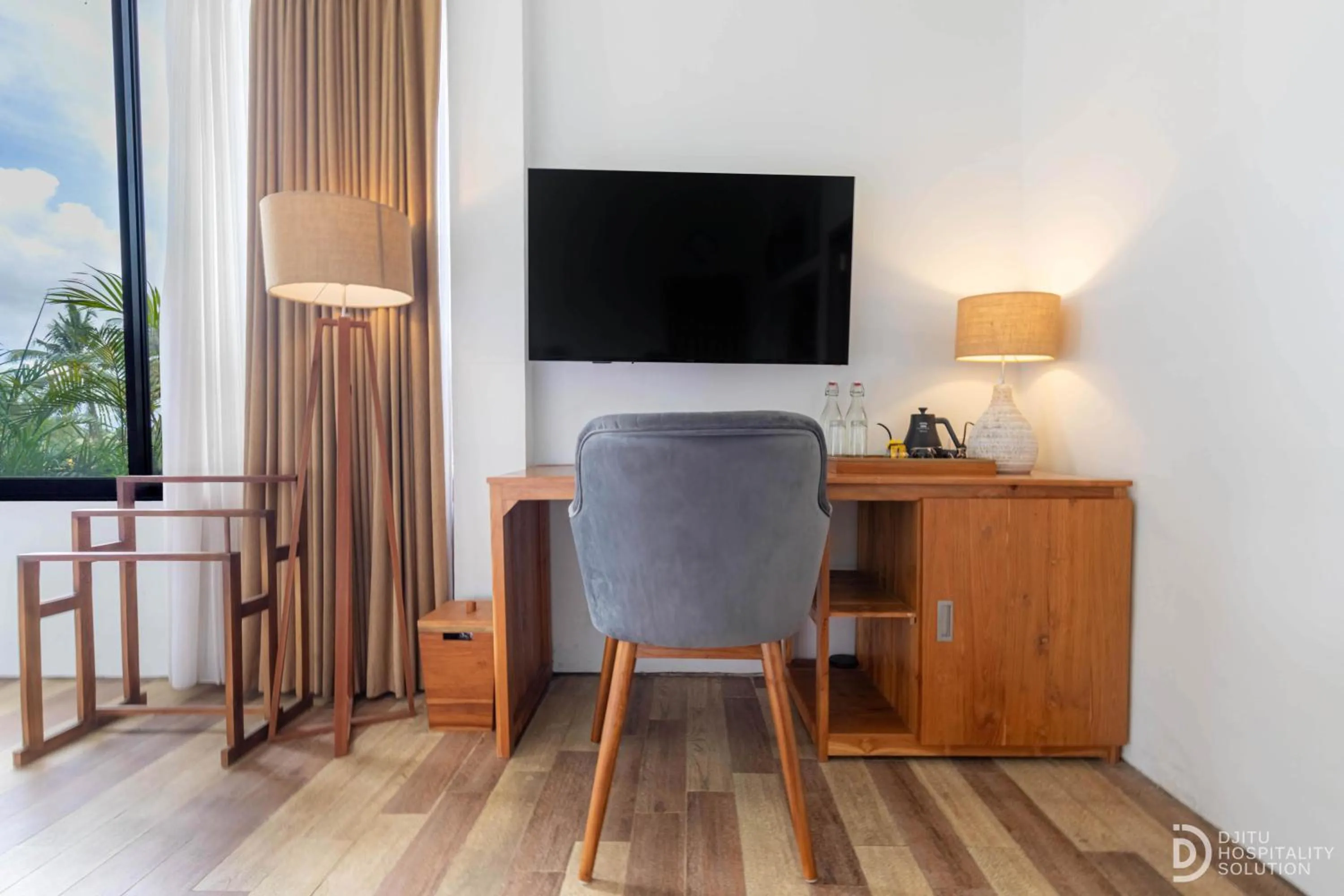 Bed in Green Sala Villa