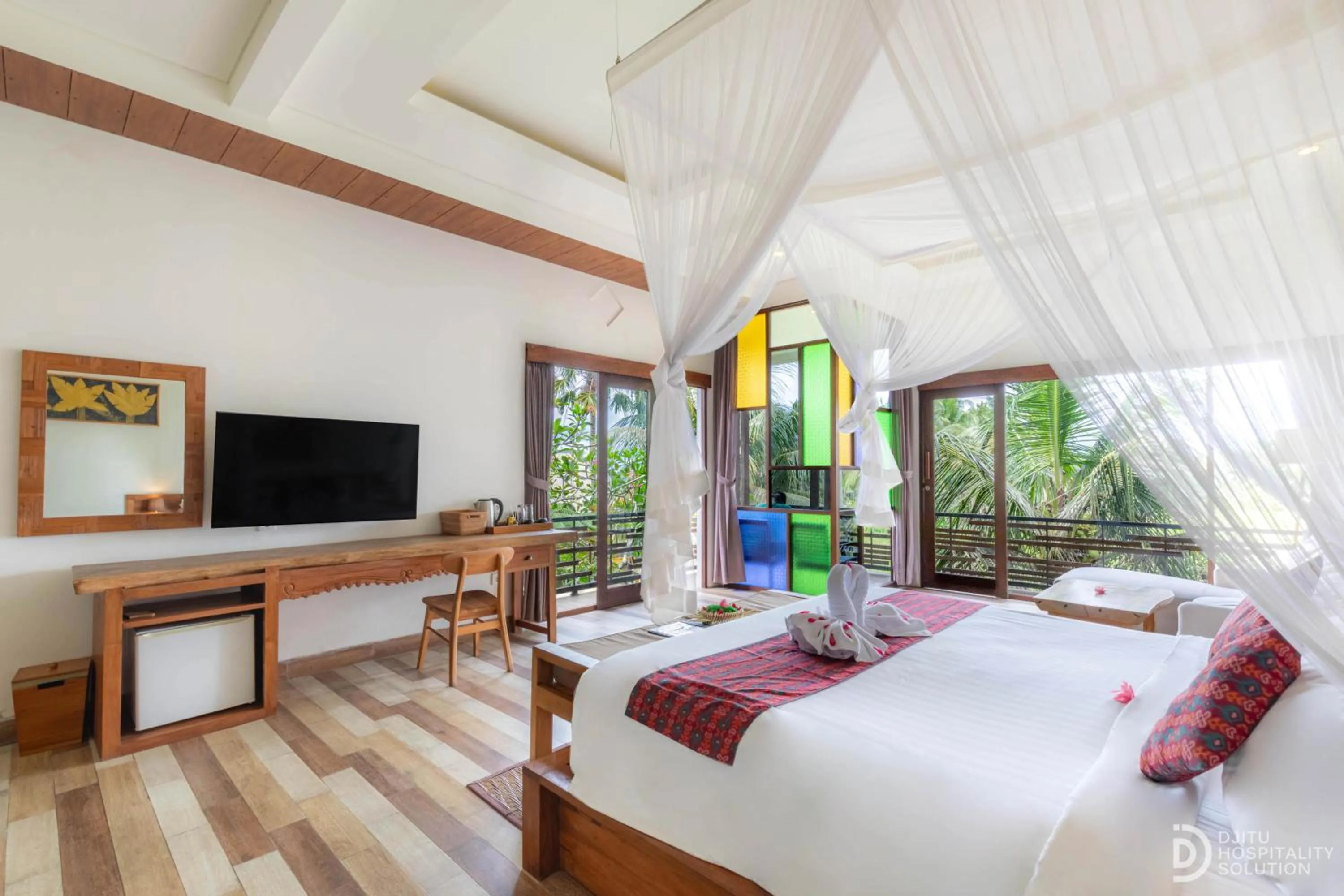 Bed in Green Sala Villa