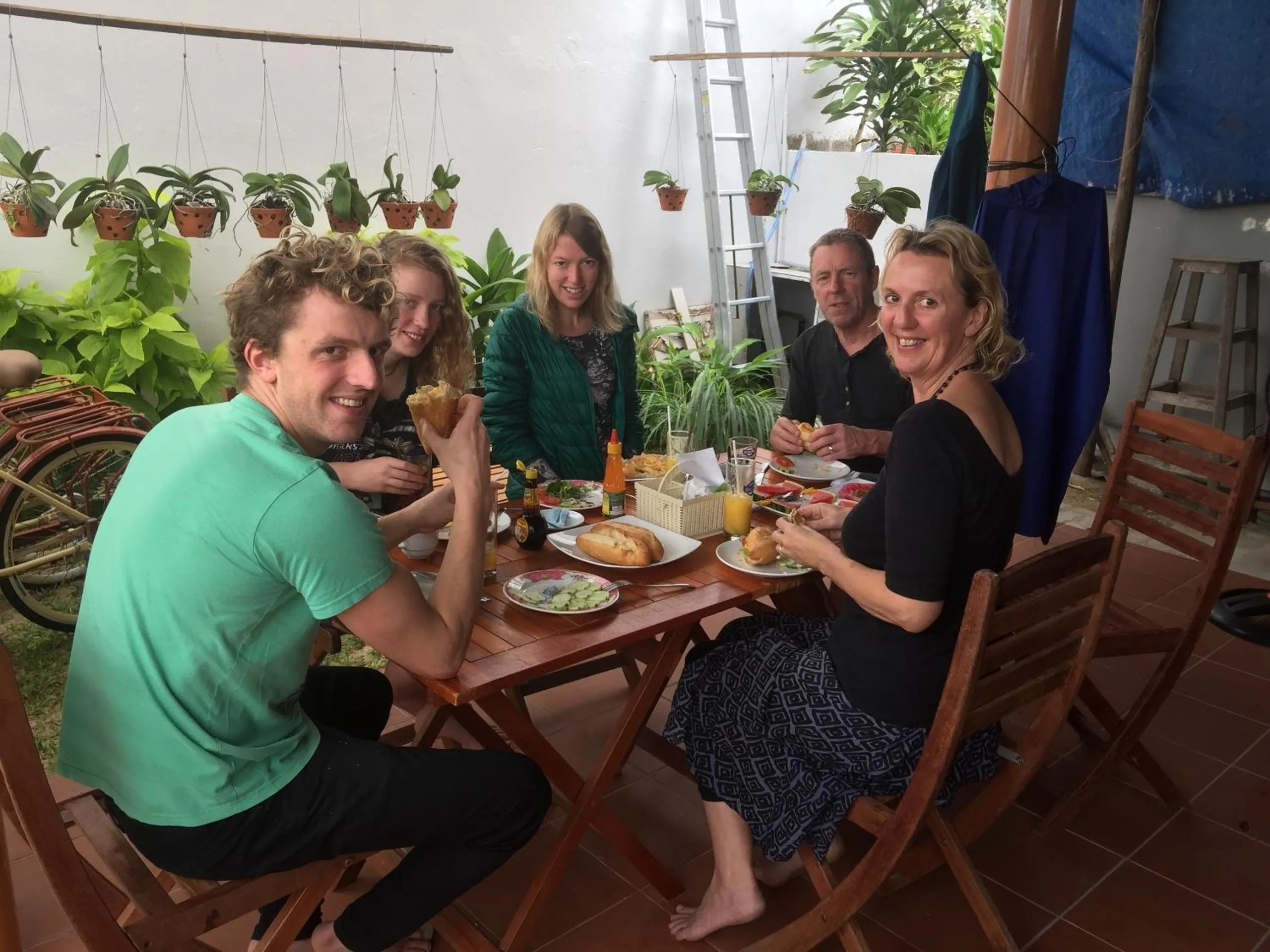 Buffet breakfast in An Bang Golden Beach Villa