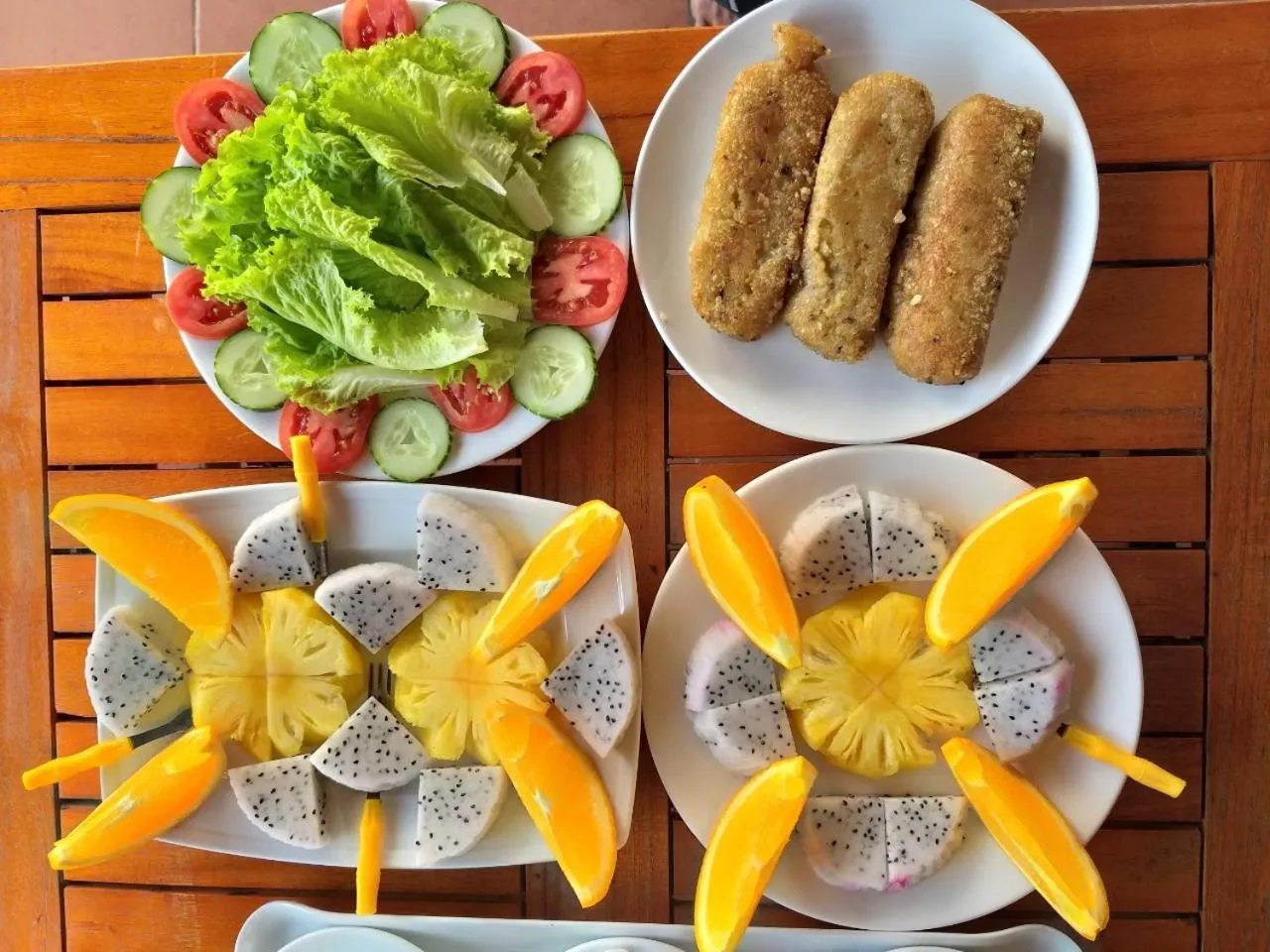 Buffet breakfast in An Bang Golden Beach Villa