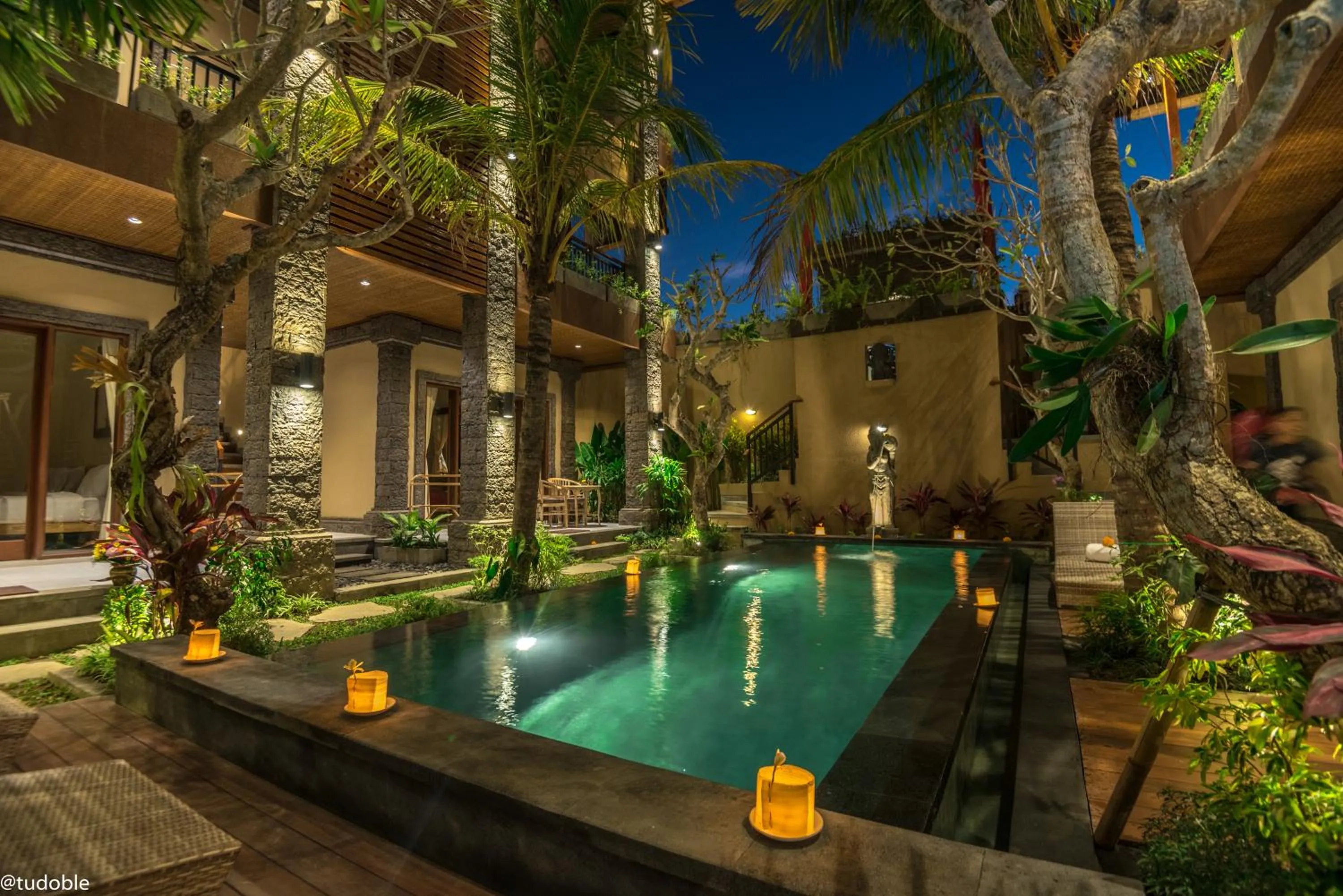 Swimming pool in Bliss Ubud Abangan