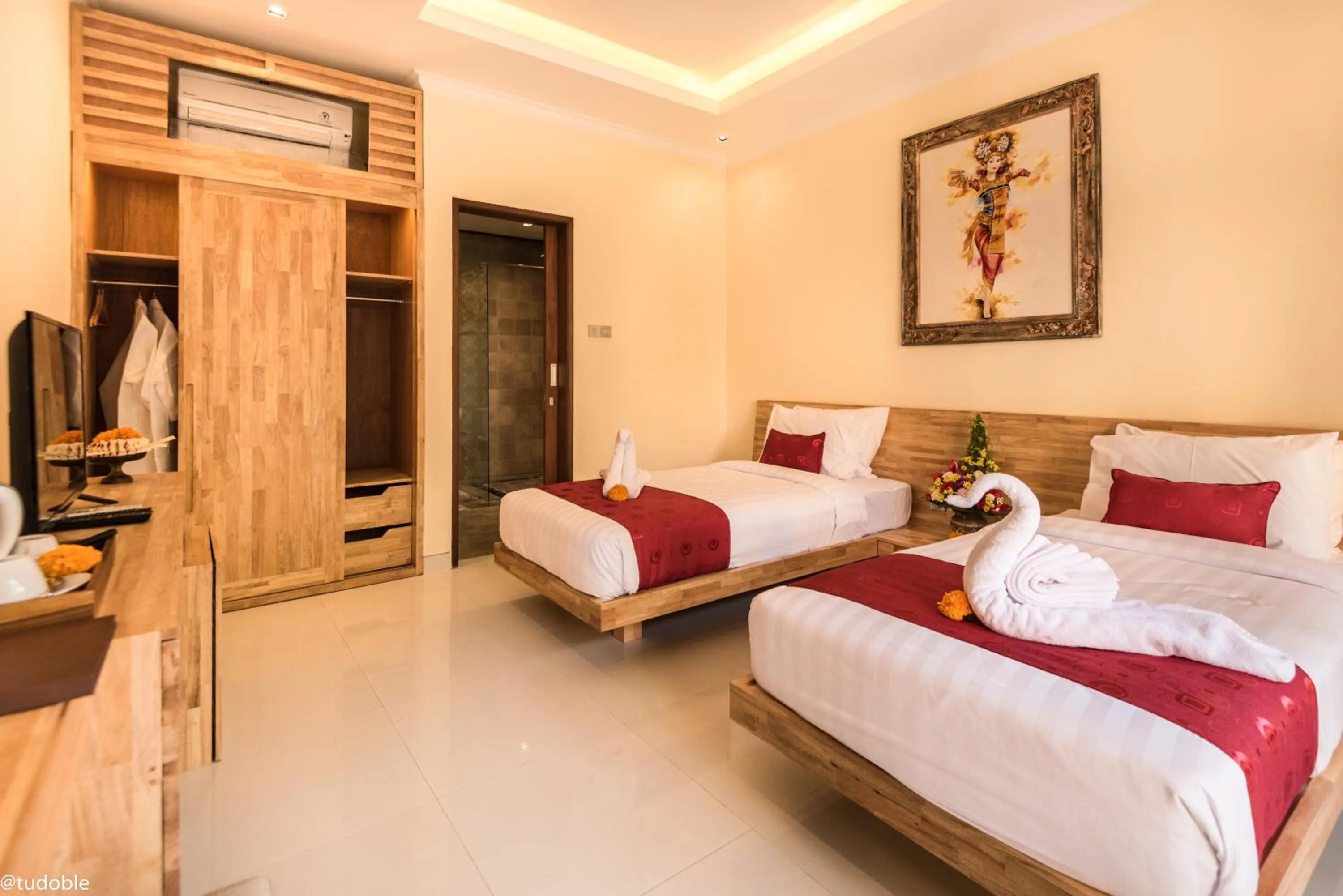 Bedroom, Bed in Bliss Ubud Abangan