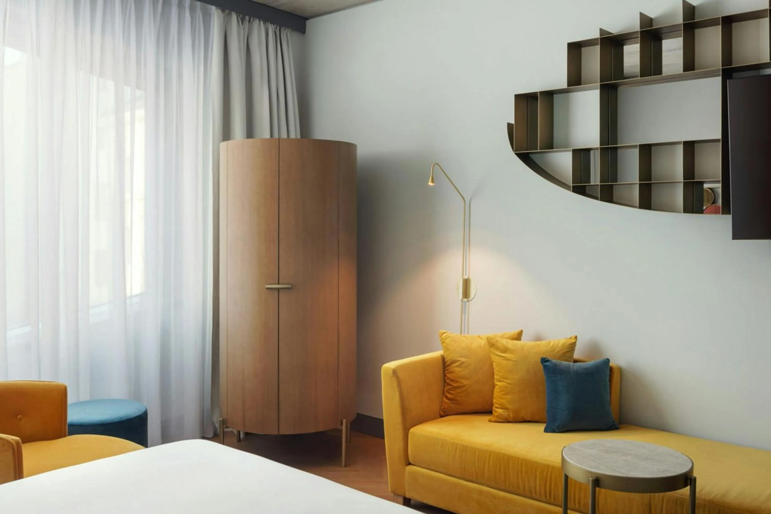 Photo of the whole room, Bed in W Prague