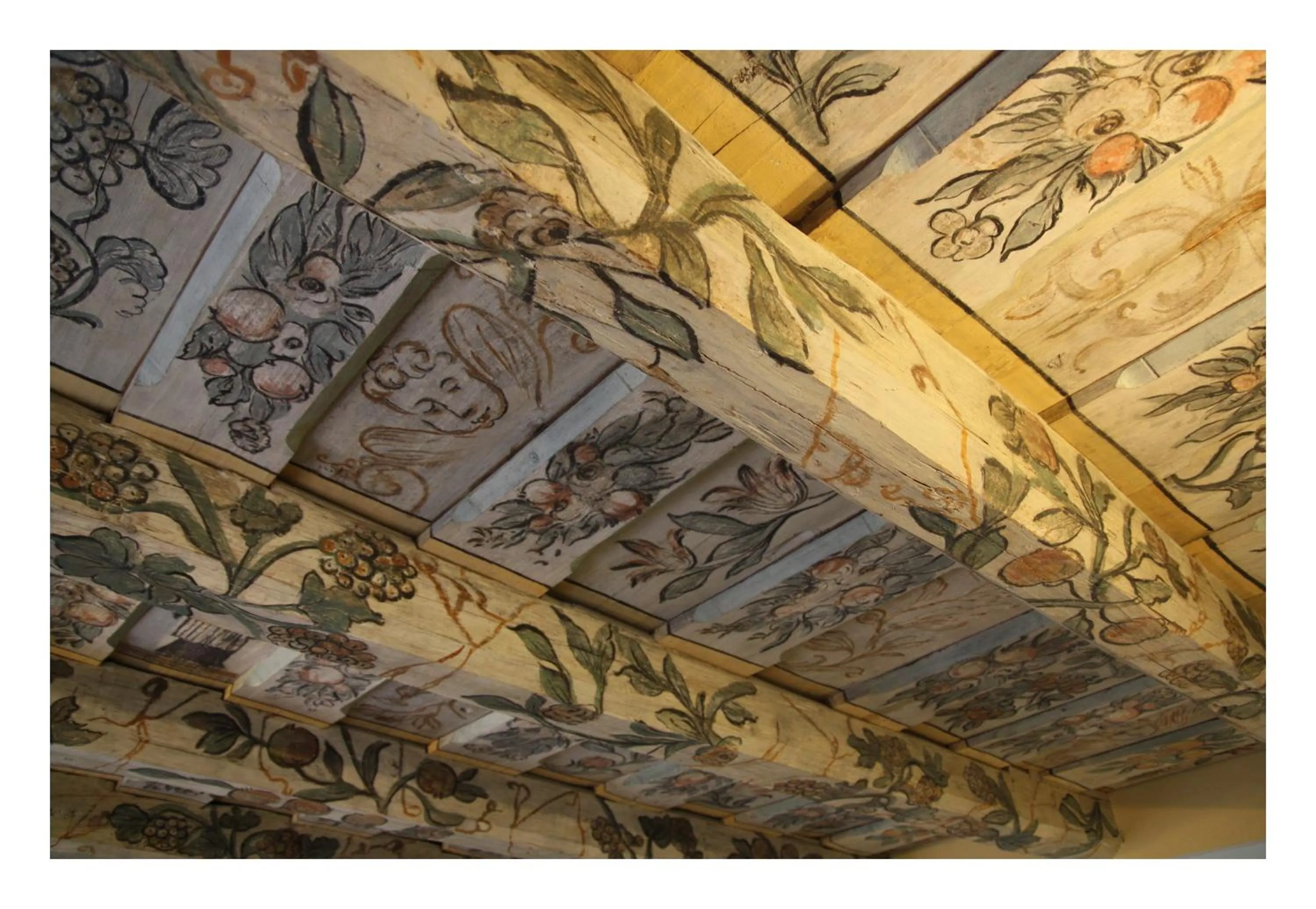 Decorative detail in Prague Golden Age