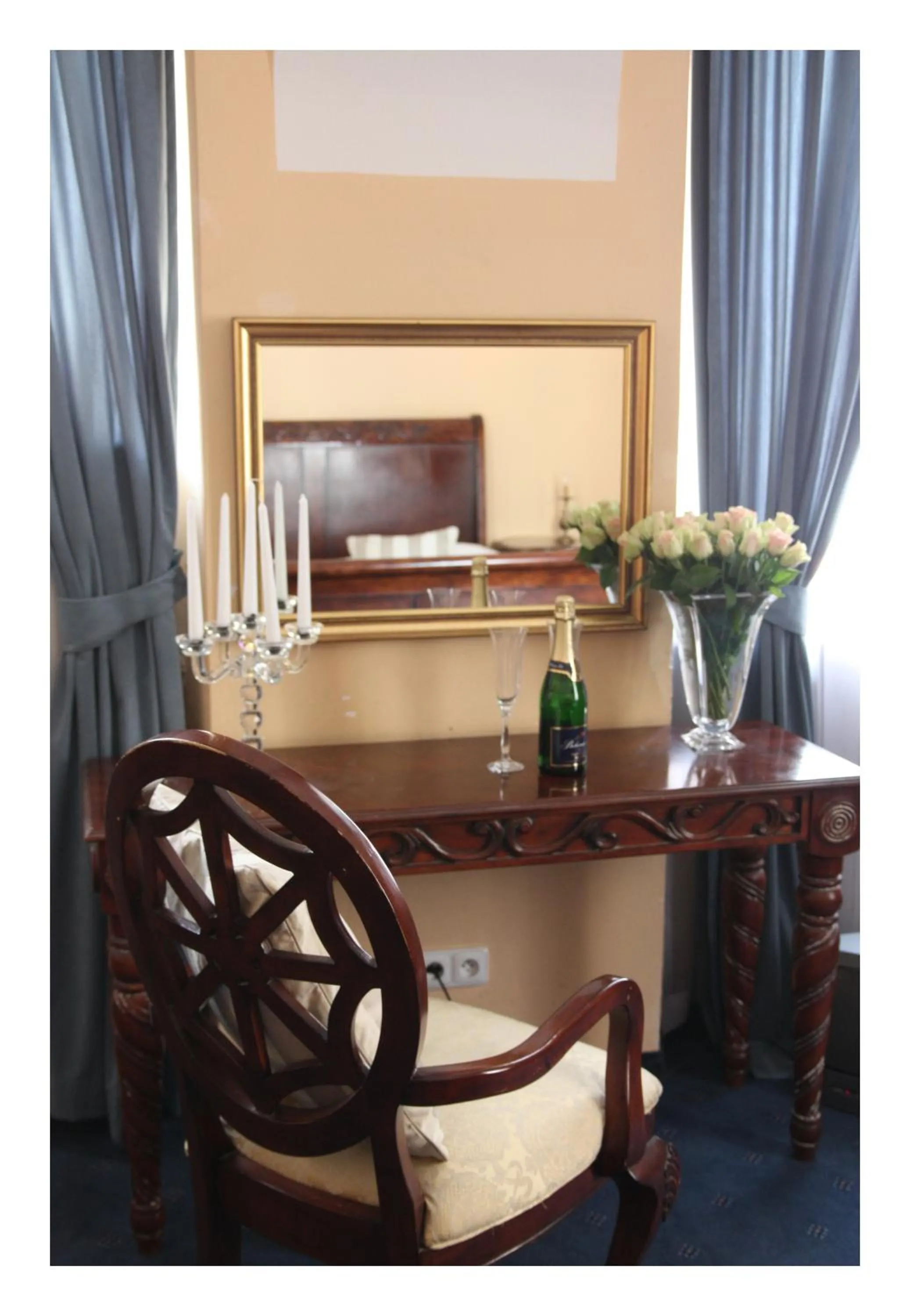 Seating area in Prague Golden Age