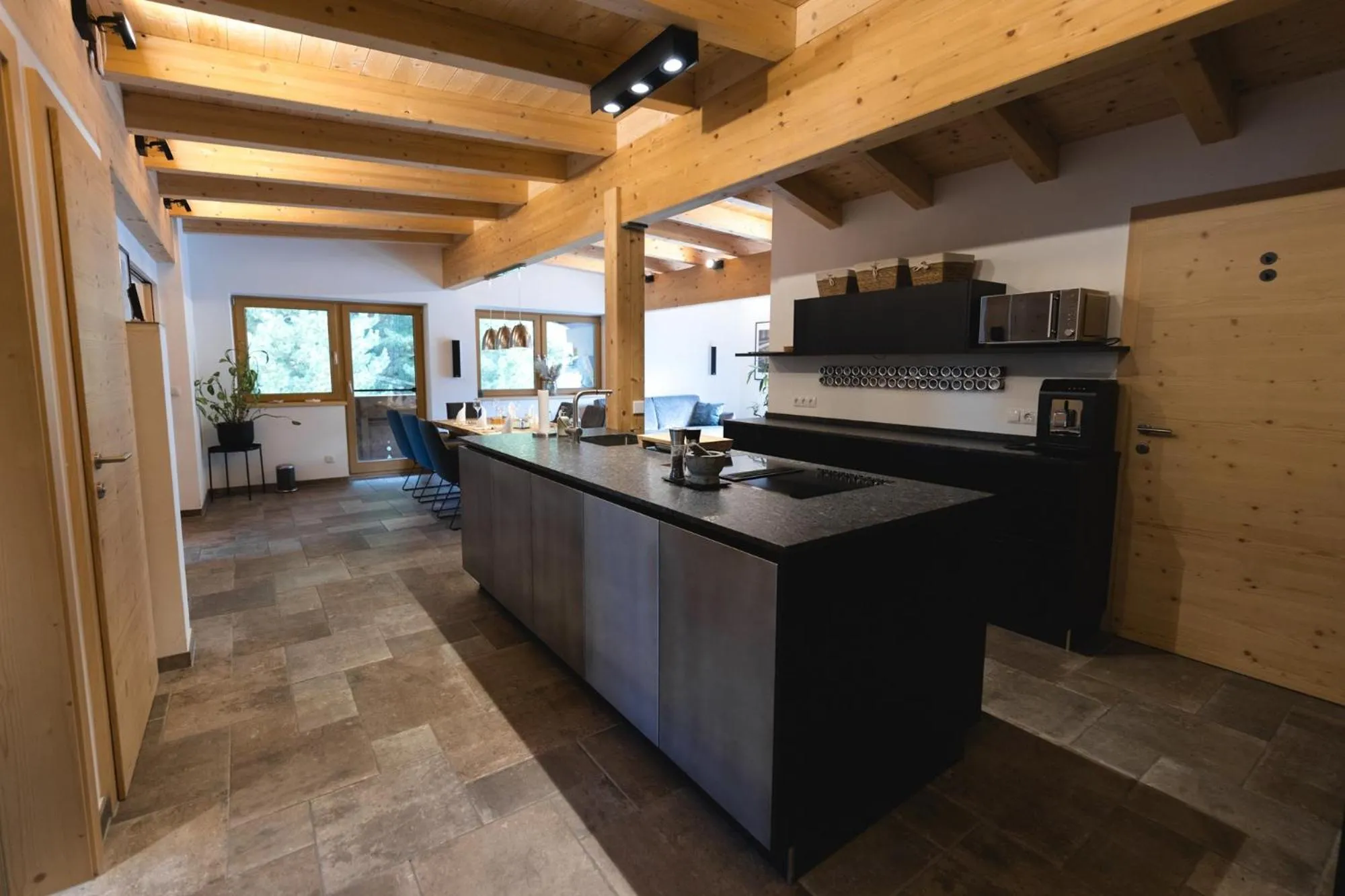 Kitchen or kitchenette in Hotel Macun, Vent im Ötztal