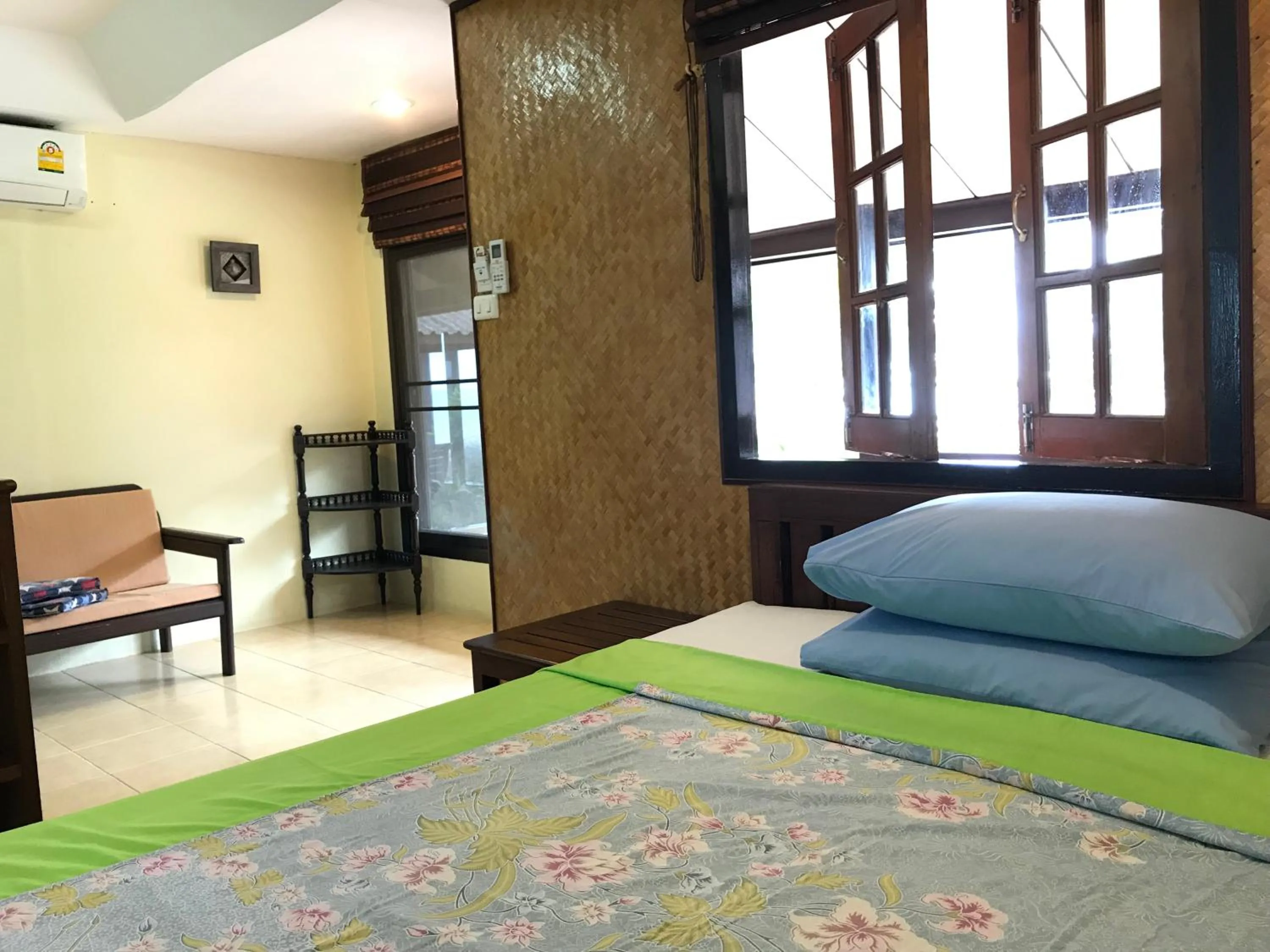 Bed in Sunrise Bungalow