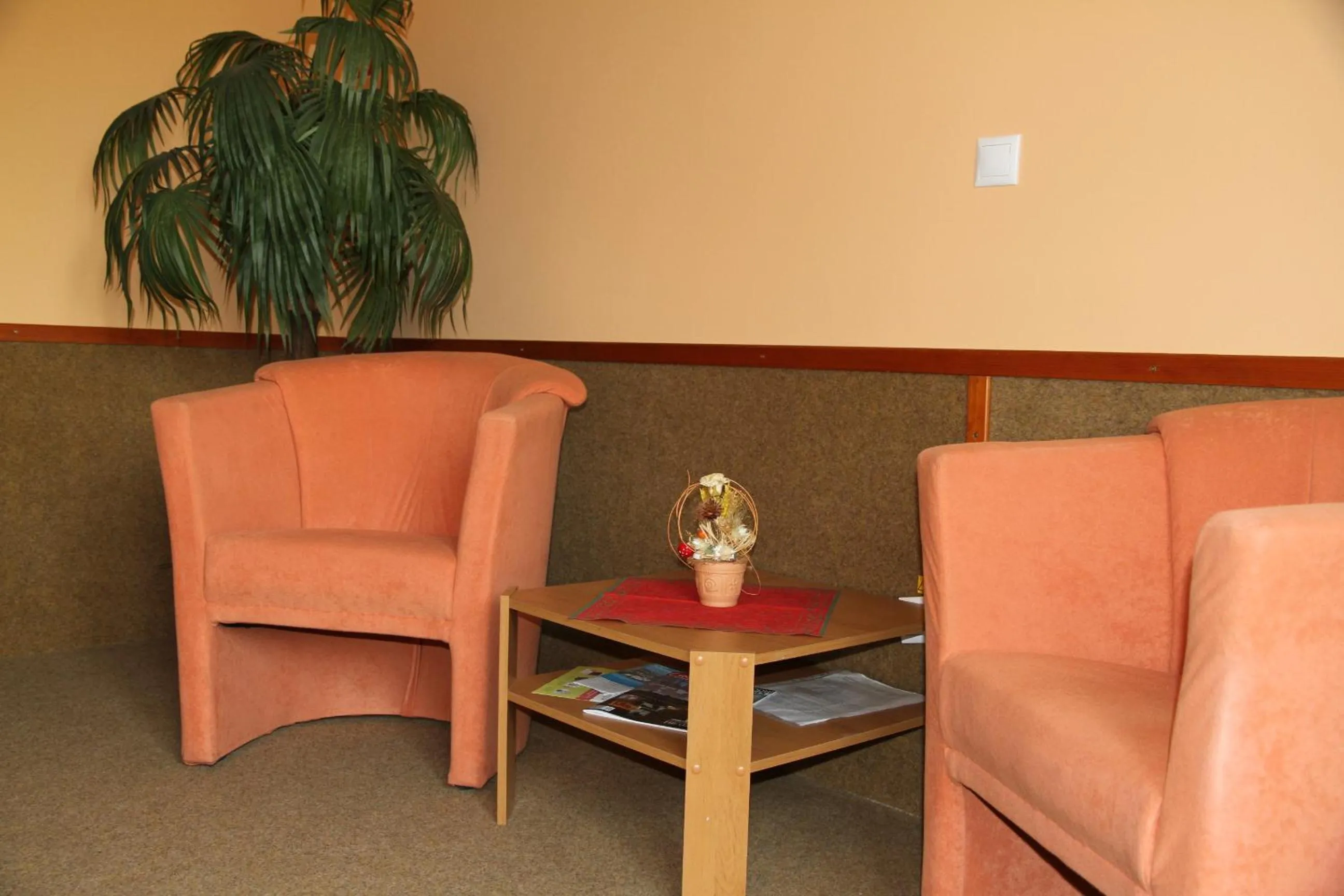 Seating area in Rusovský Penzión