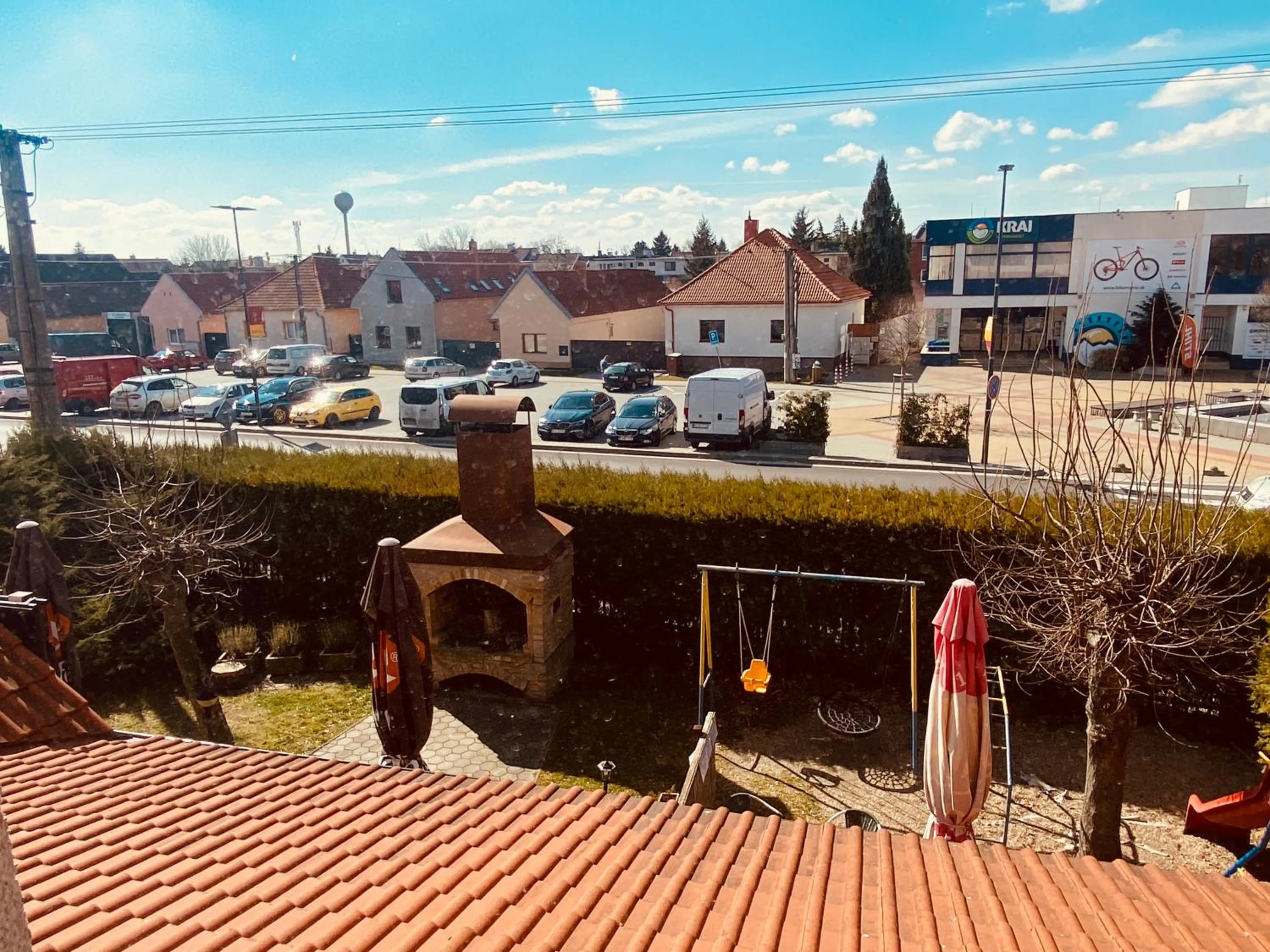 Garden in Rusovský Penzión