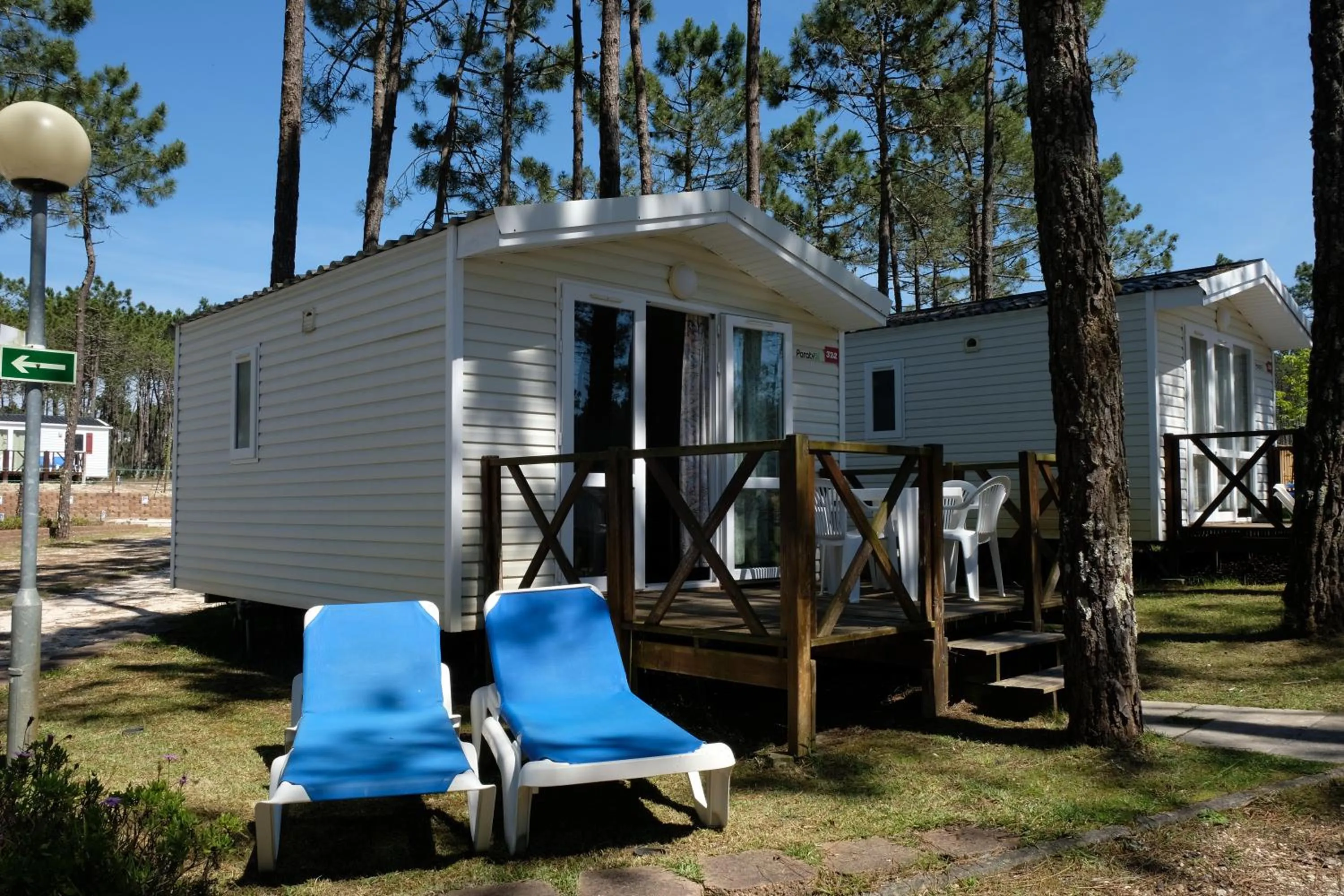 Balcony/Terrace in Parque de Campismo Orbitur Vagueira