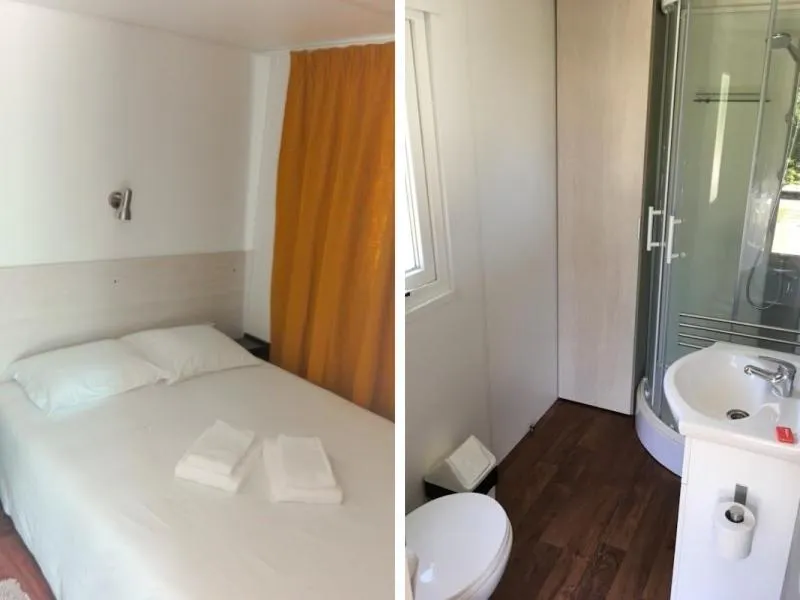 Bedroom, Bed in Parque de Campismo Orbitur Vagueira