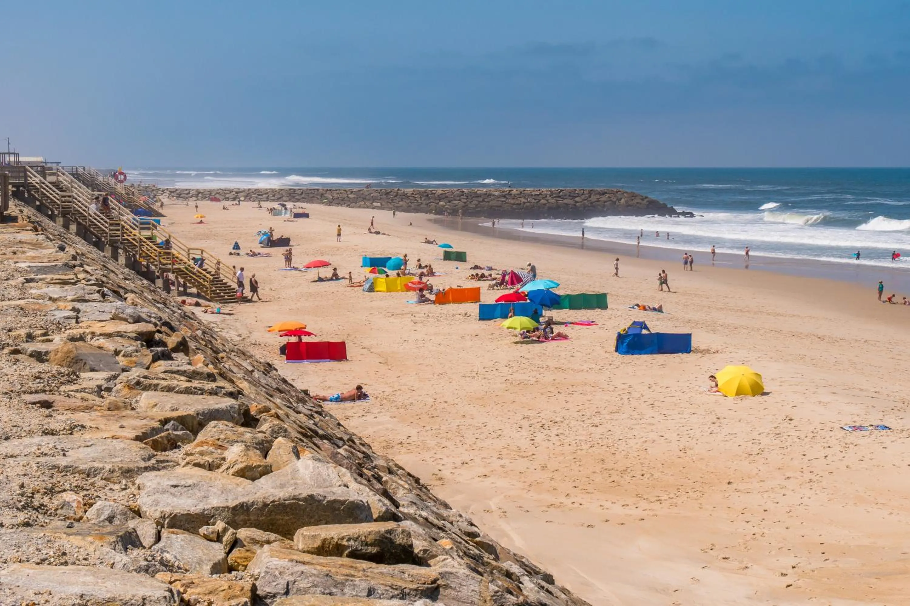 Beach in Parque de Campismo Orbitur Vagueira