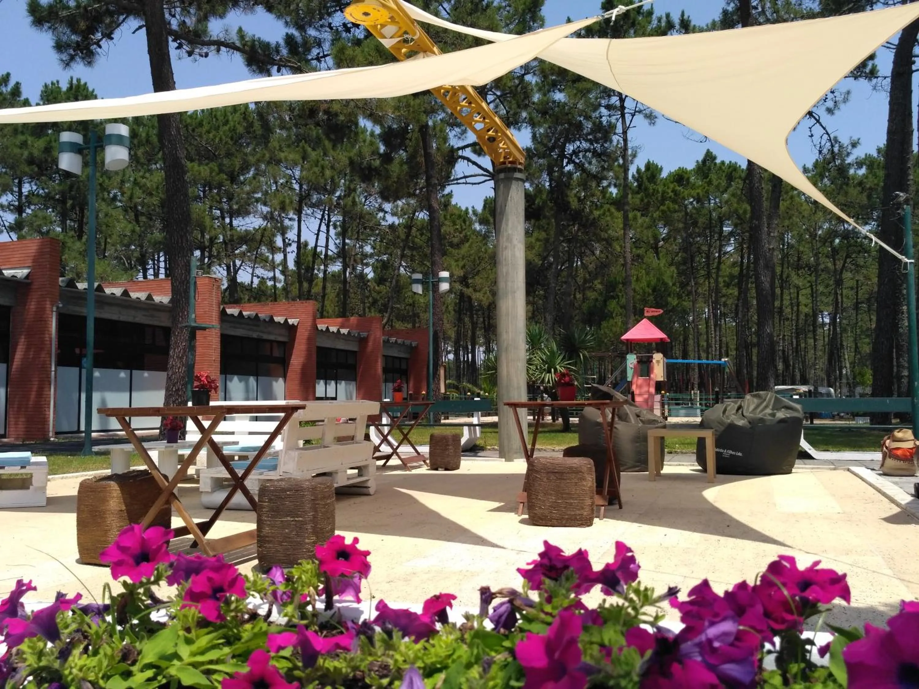 Garden in Parque de Campismo Orbitur Vagueira