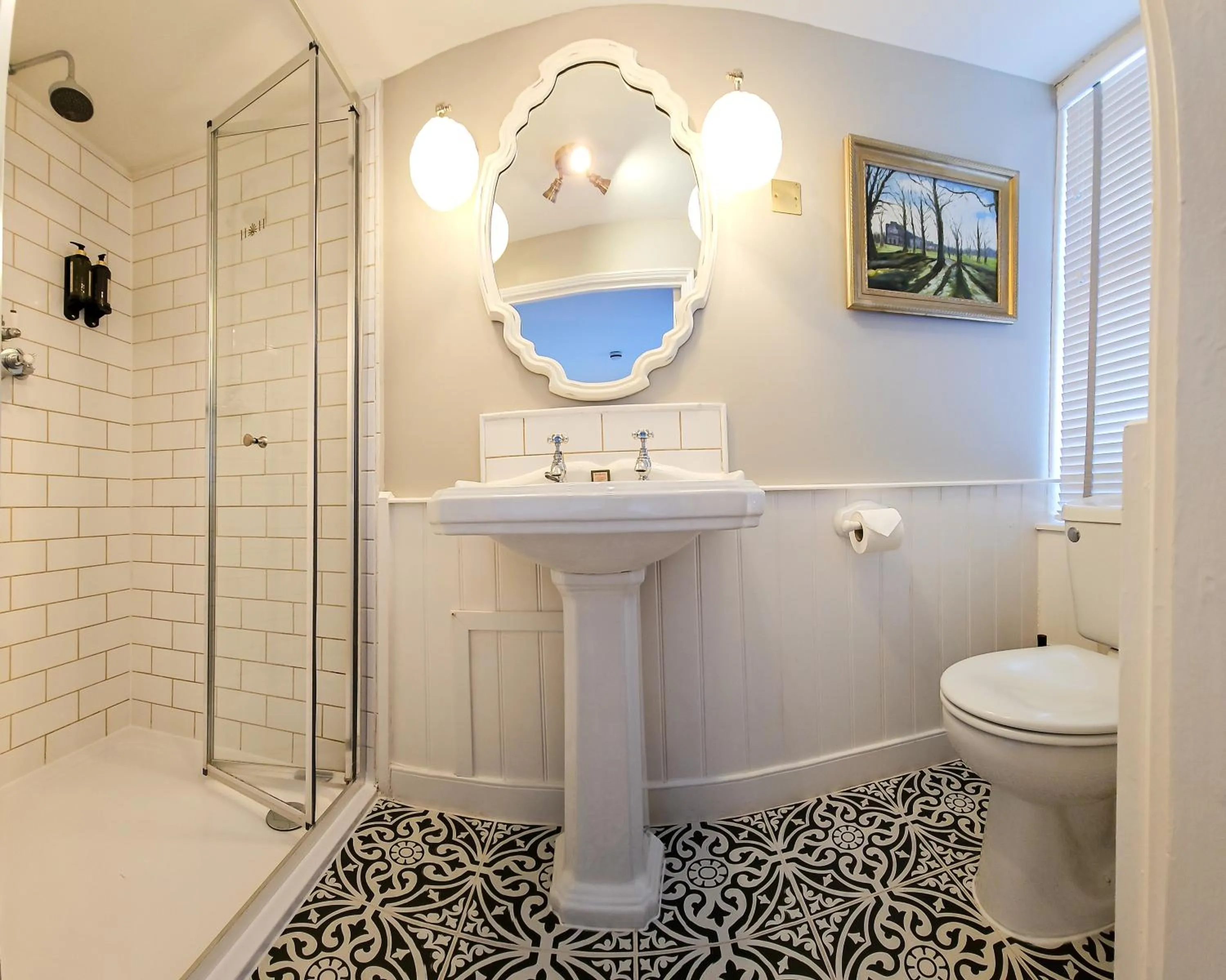 Shower in Henrietta House, a member of Radisson Individuals