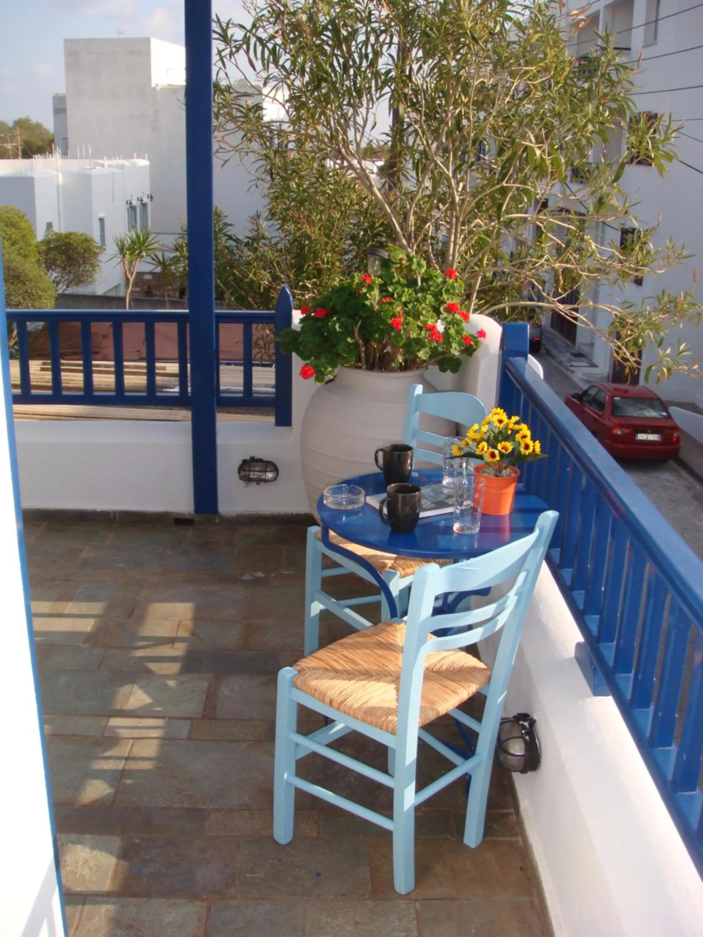 Patio in Boussetil Rooms CapAnMat