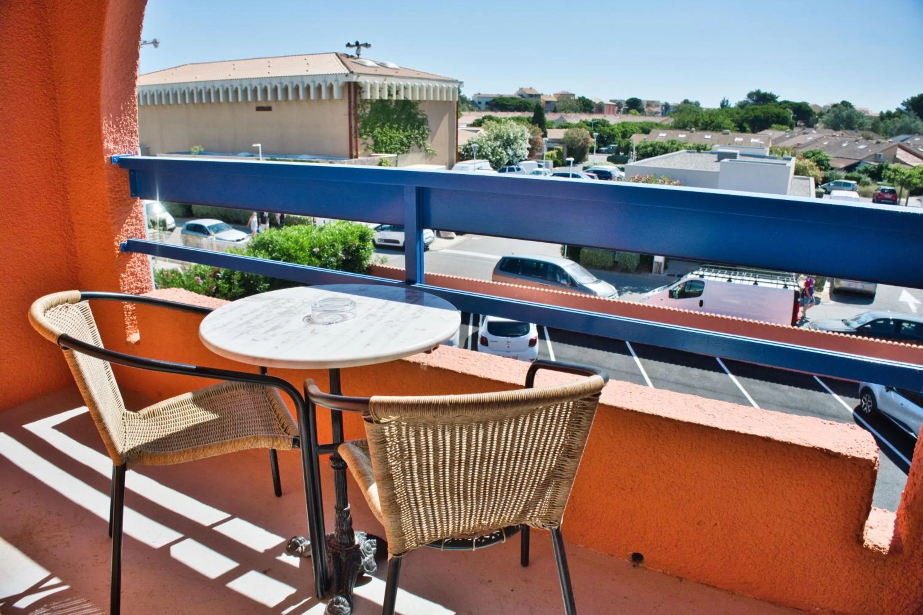 Balcony/Terrace in Cit'Hotel des 2 Golfs