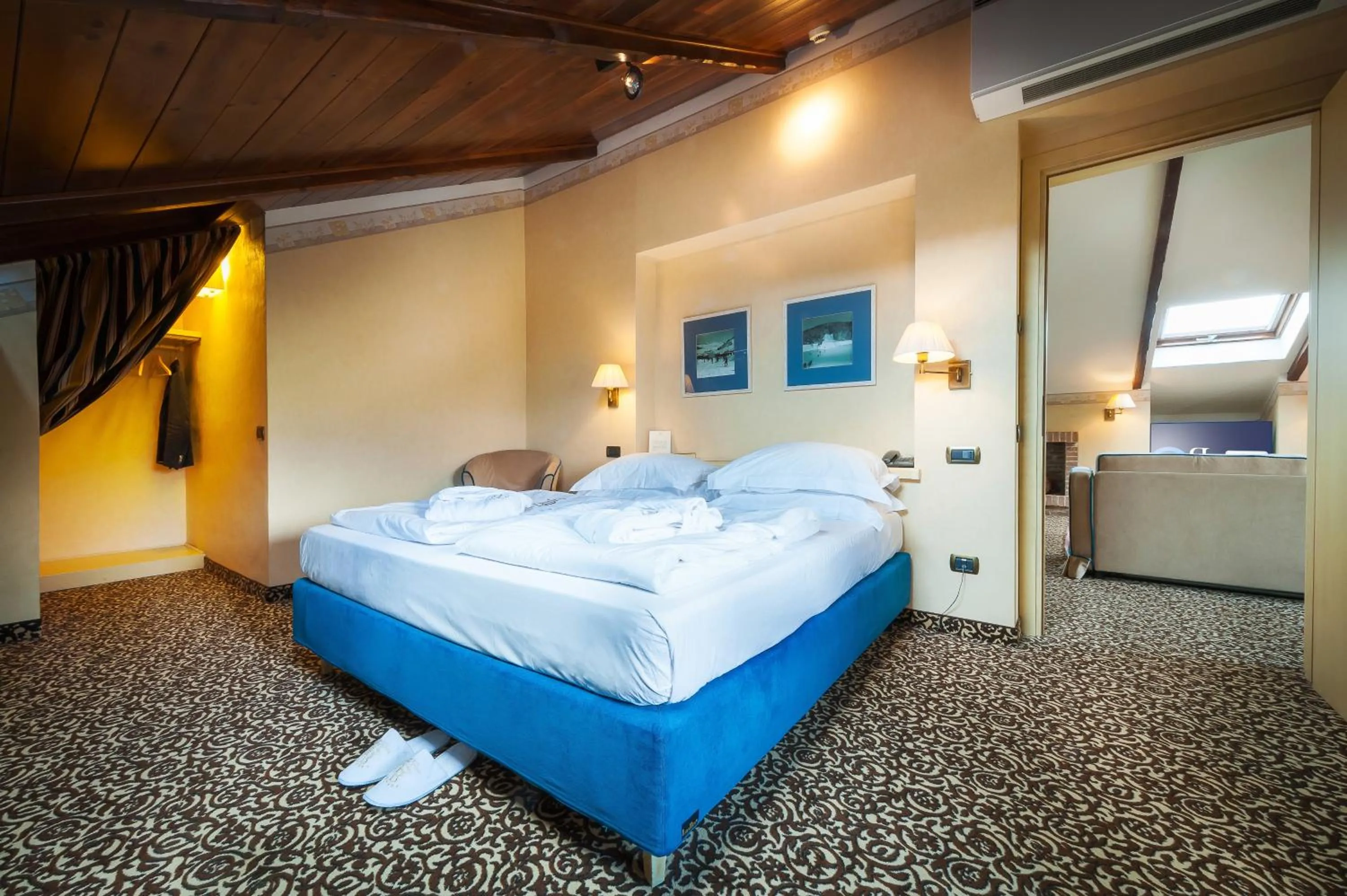 Bed in Relais Ducale Spa & Pool