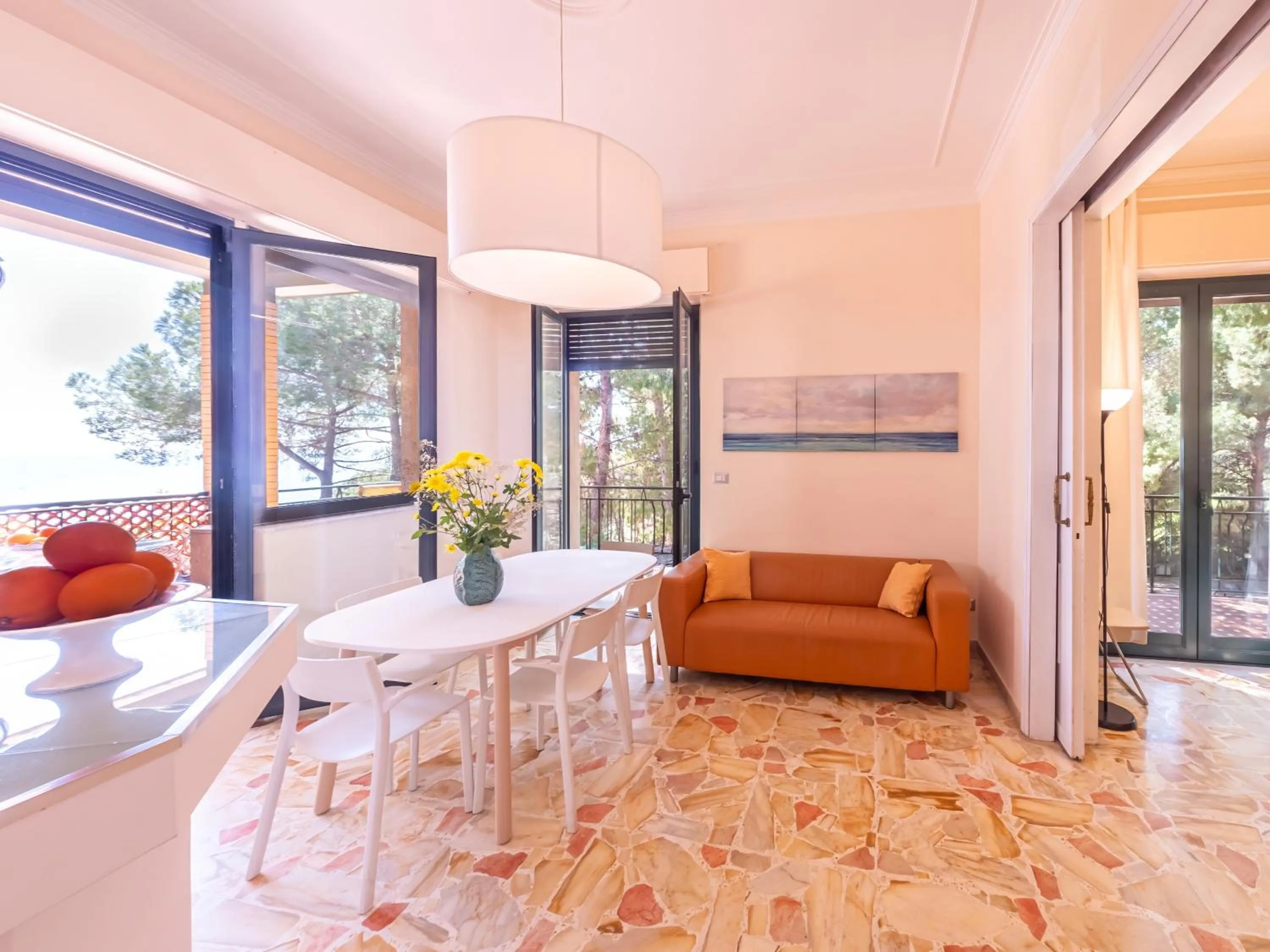 Living room in Villa delle Palme