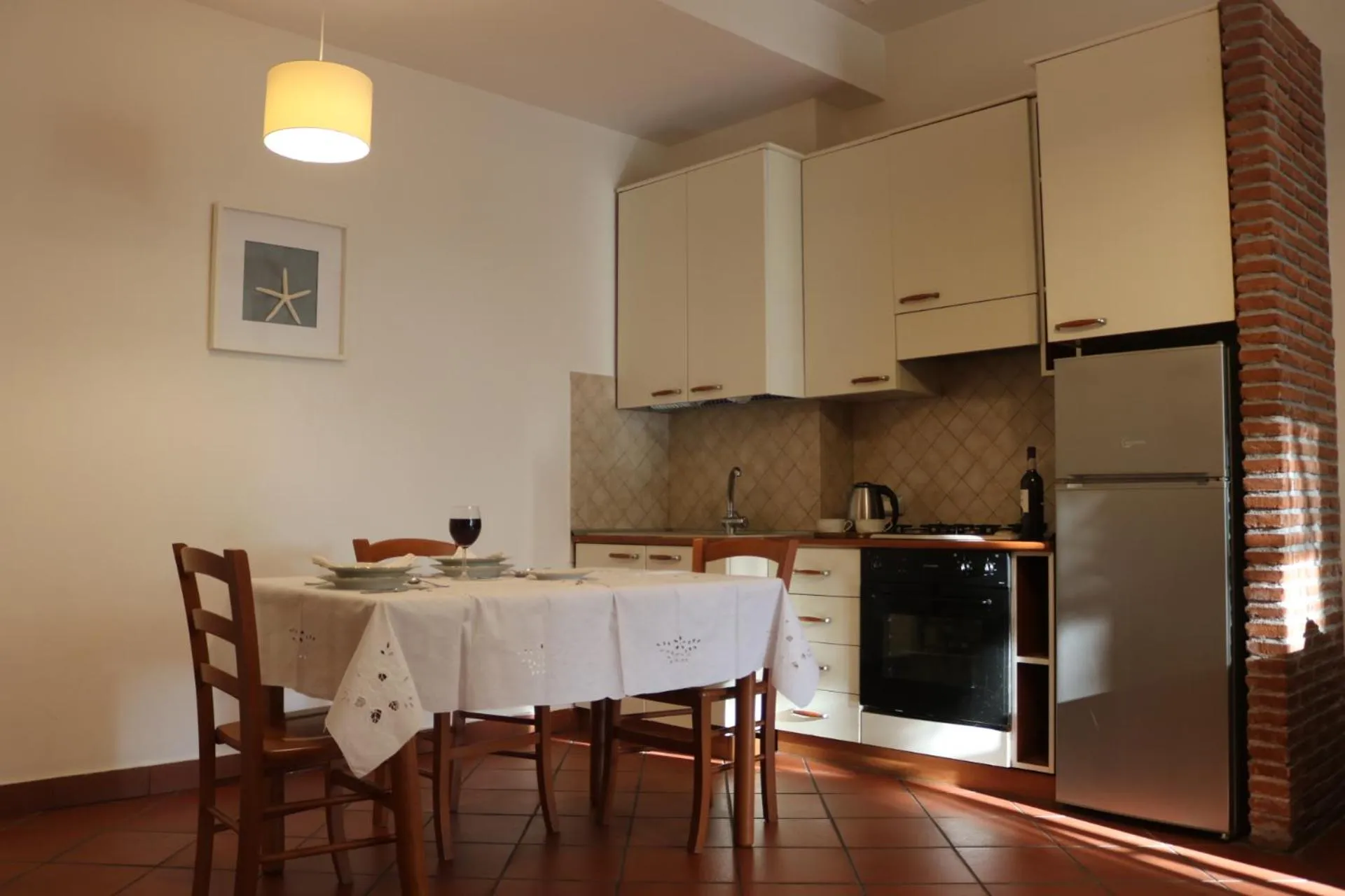 Kitchen or kitchenette in Villa delle Palme