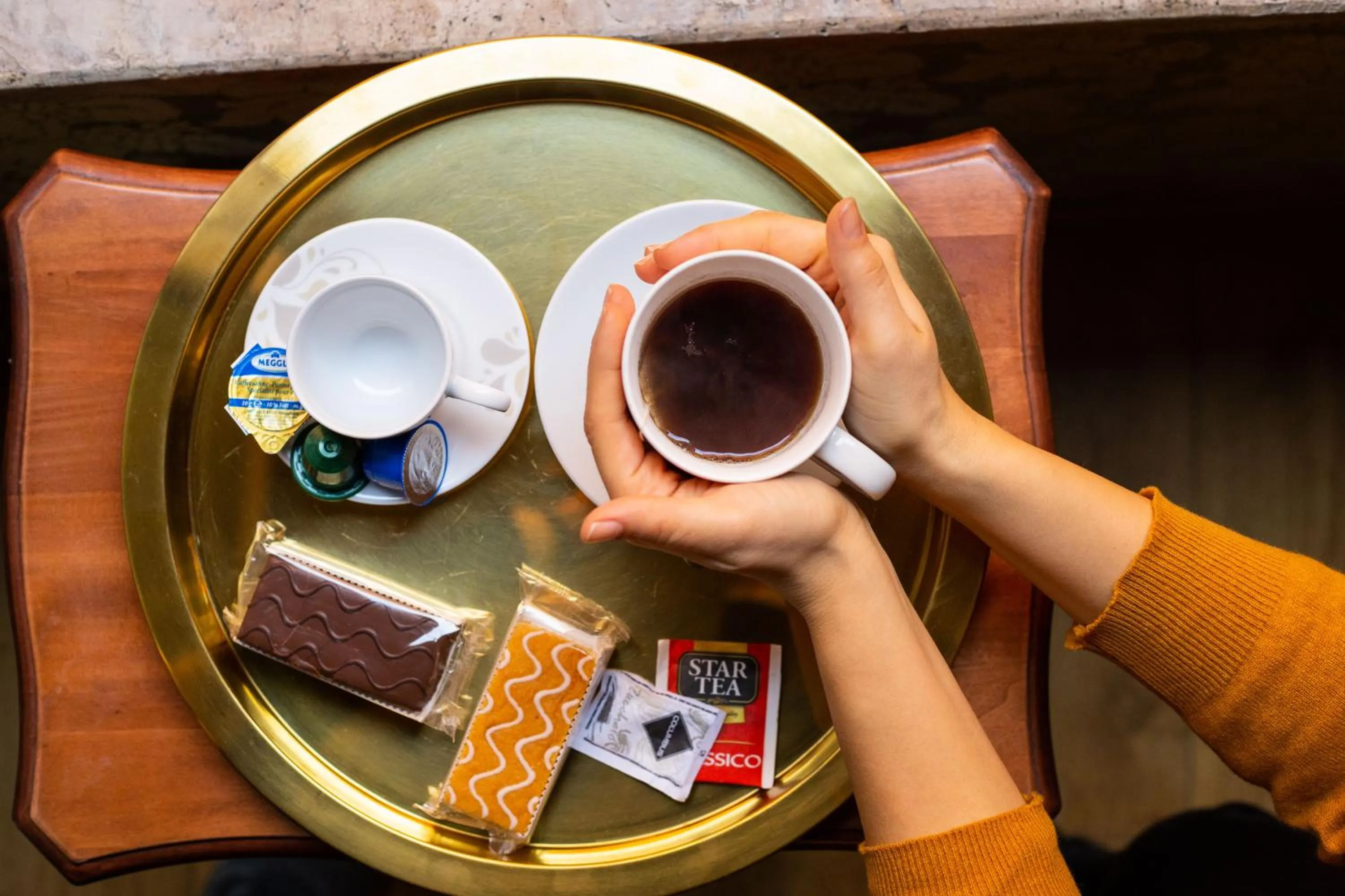 Italian breakfast in BQ House Trevi Luxury Rooms