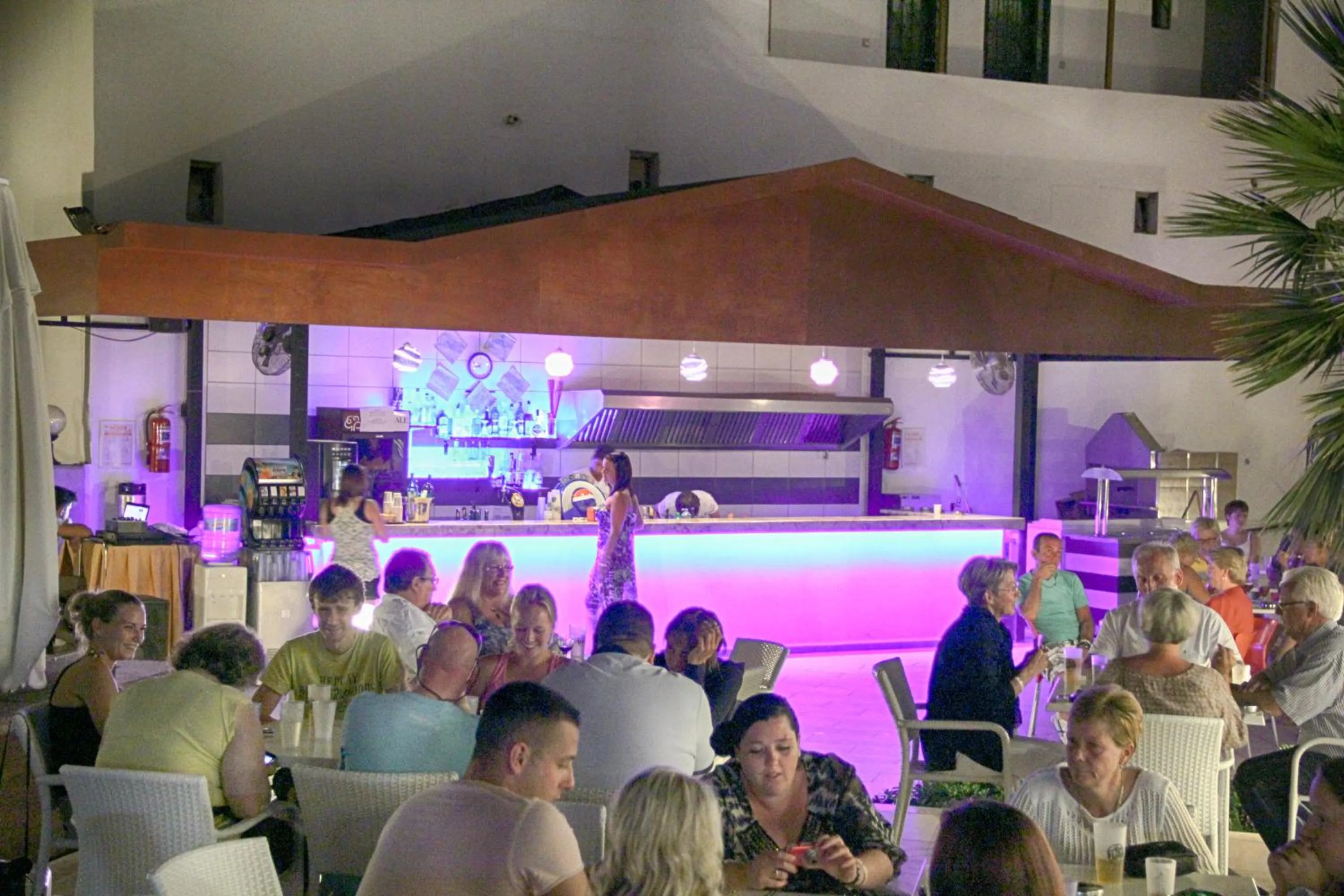 group of guests in Club Shark Hotel