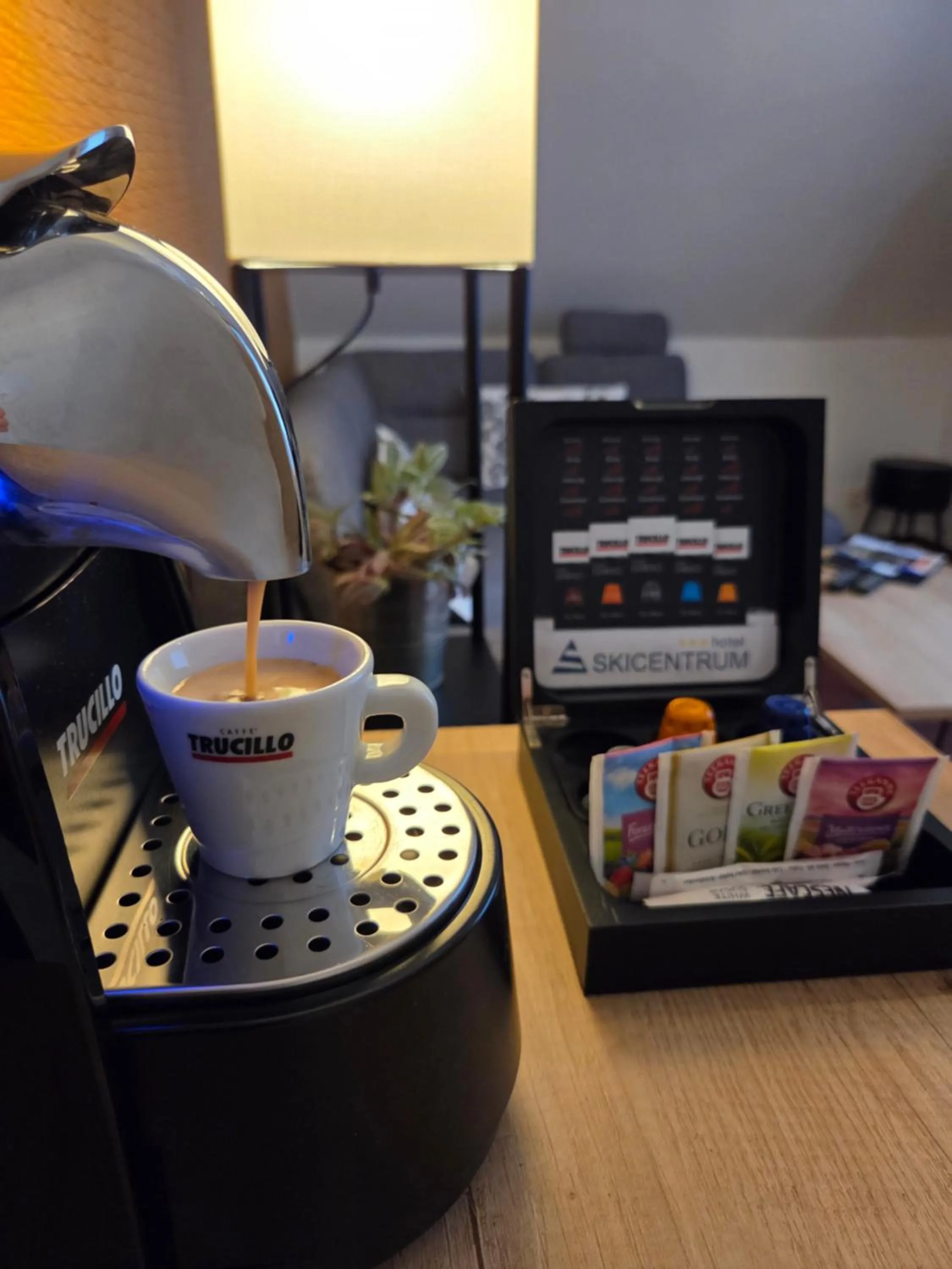 Living room, Bed in Hotel Skicentrum