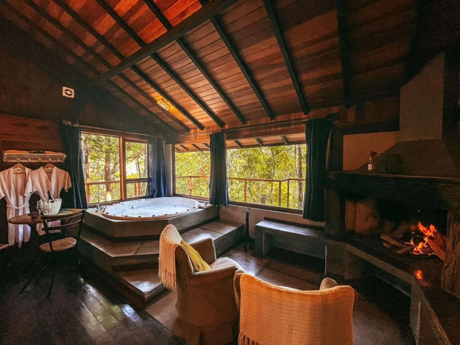 Bed in Pousada Solar D'Araucaria