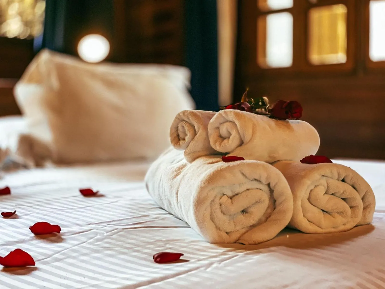 Bed in Pousada Solar D'Araucaria